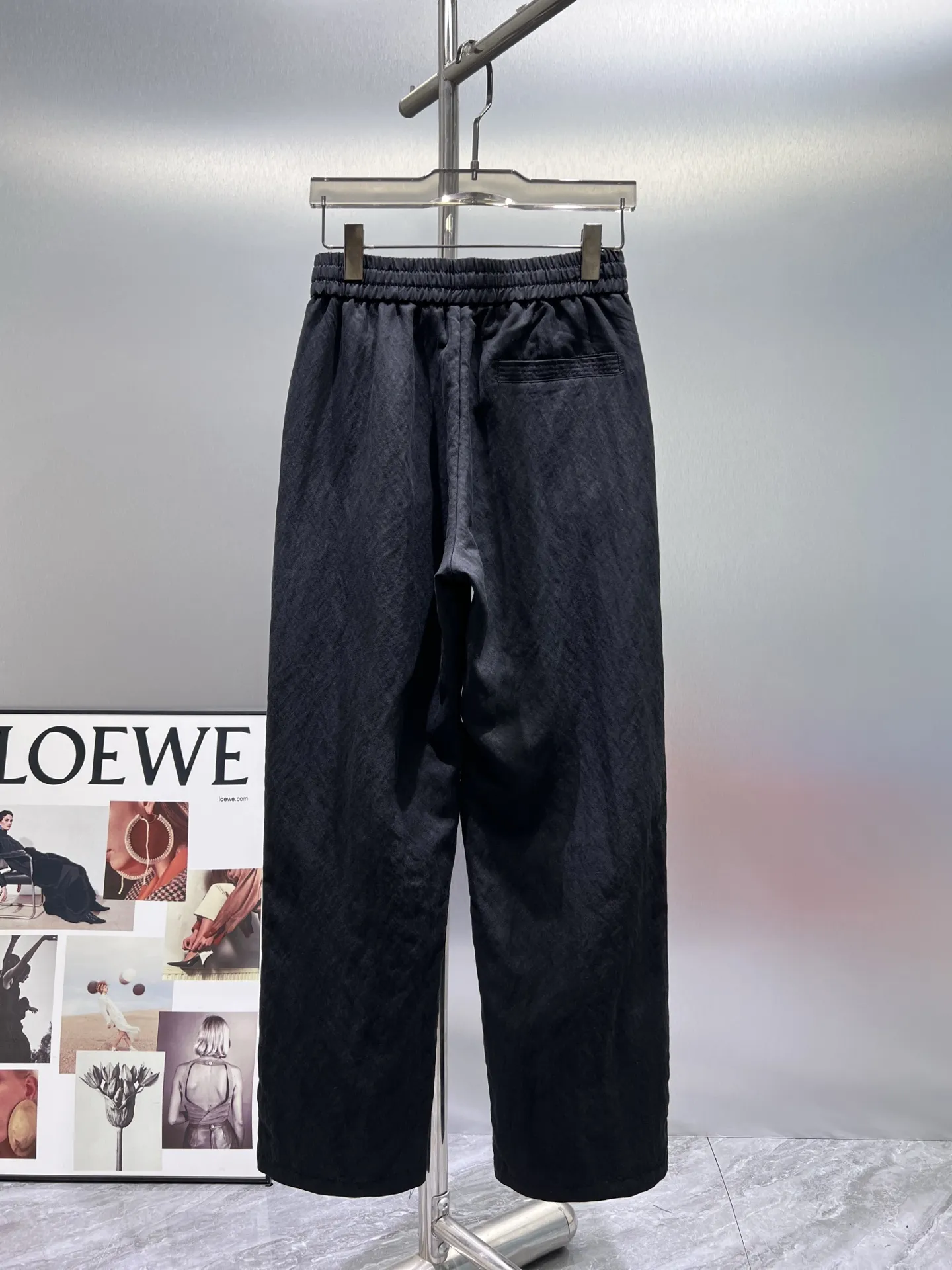 Logo-Patch Drawstring Casual Trousers D23011958 — view 2