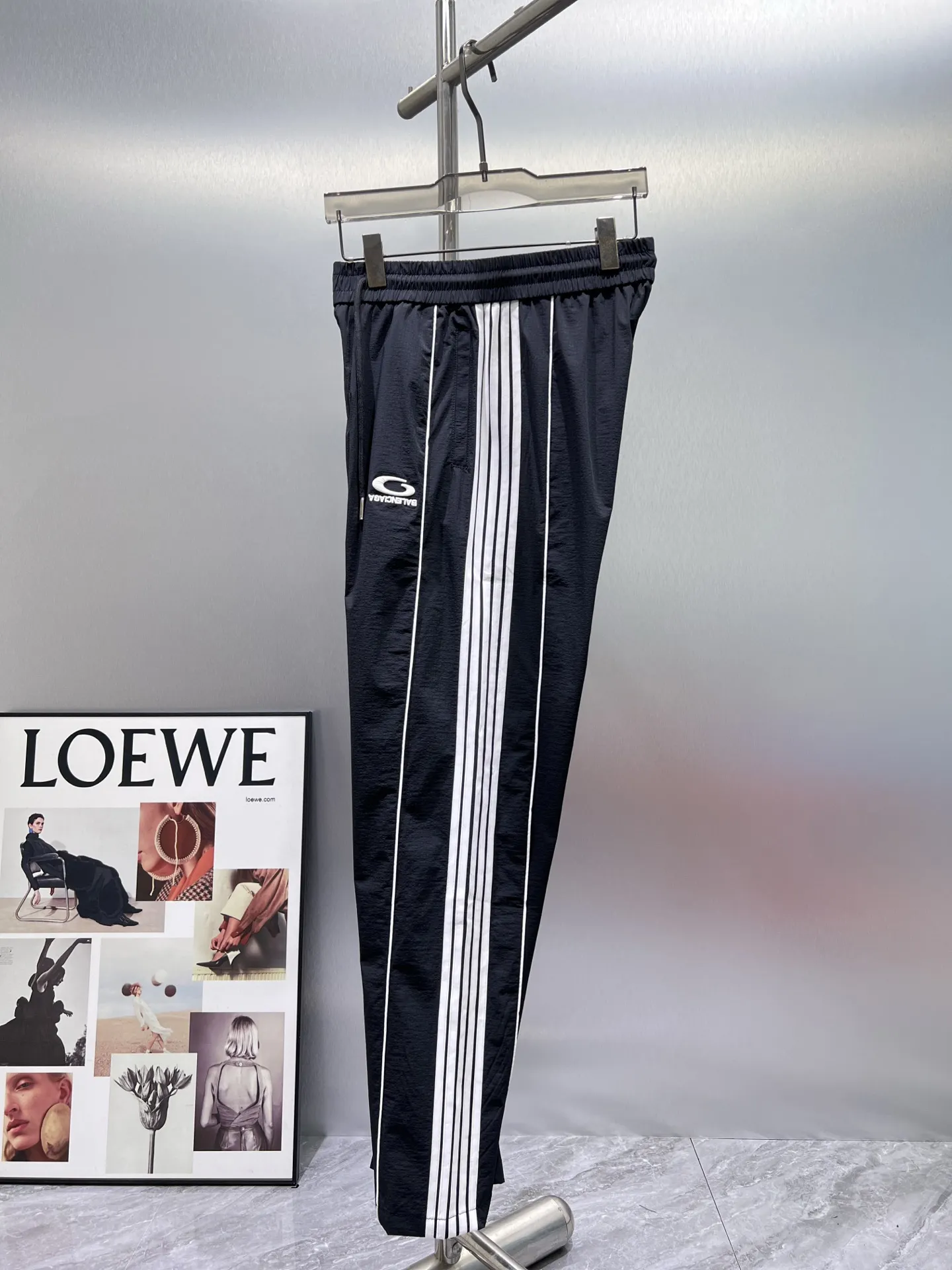 Logo-Embroidered Striped Track Pants D23511946 — view 6