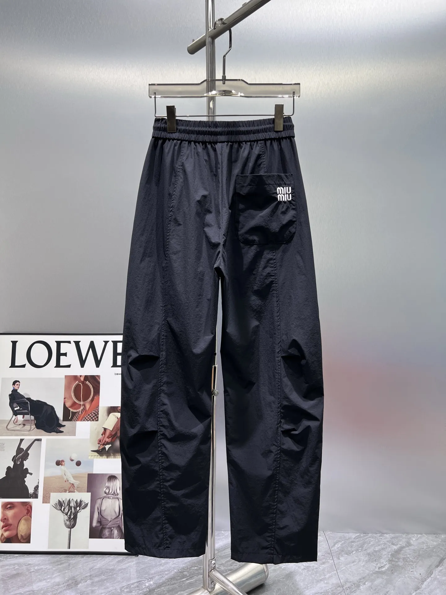 Logo-Embroidered Technical Drawstring Trousers D21511945 — view 2