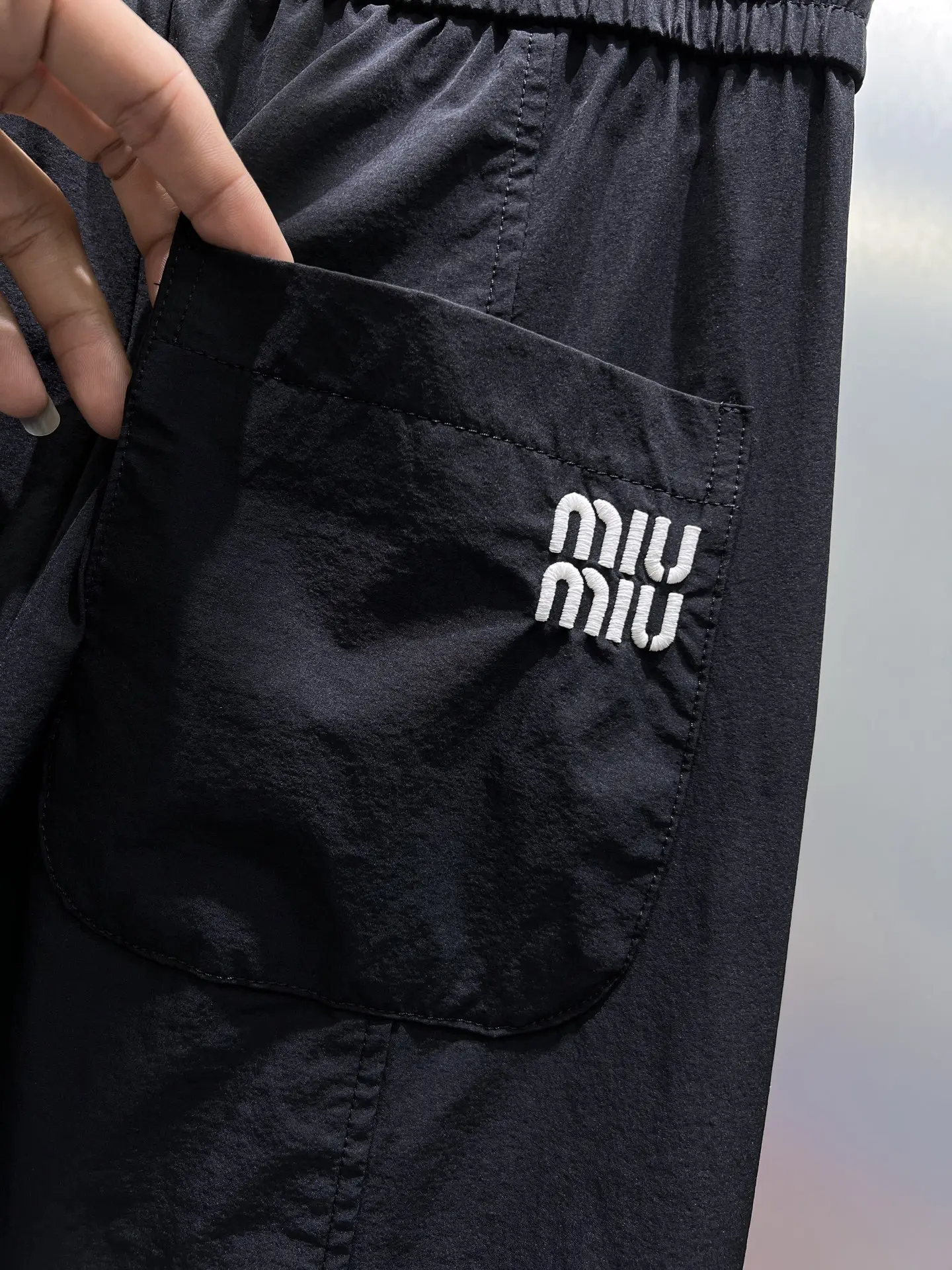 Logo-Embroidered Technical Drawstring Trousers D21511945 — view 6