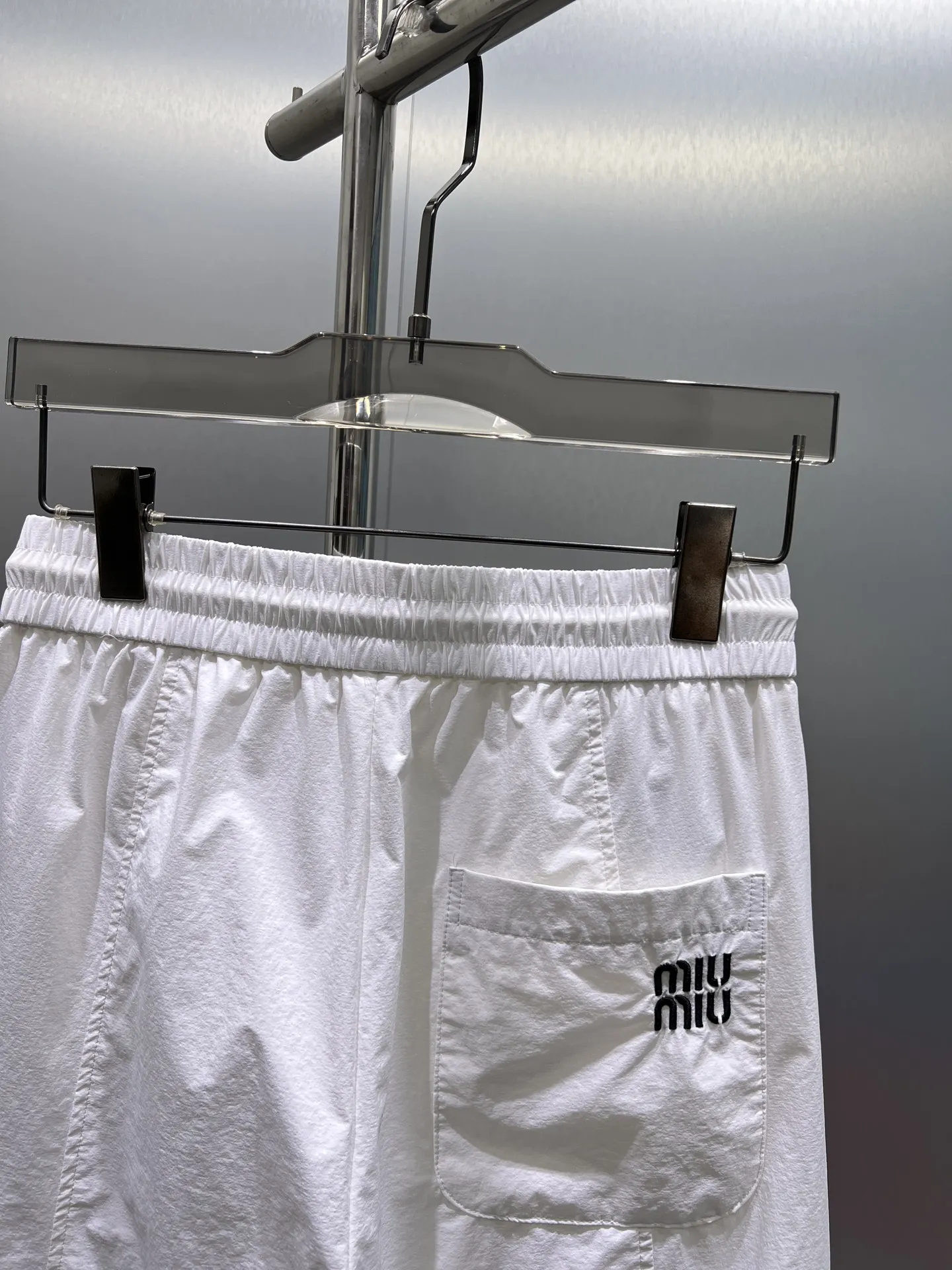 Embroidered Logo Drawstring Trousers D21511944 — view 5