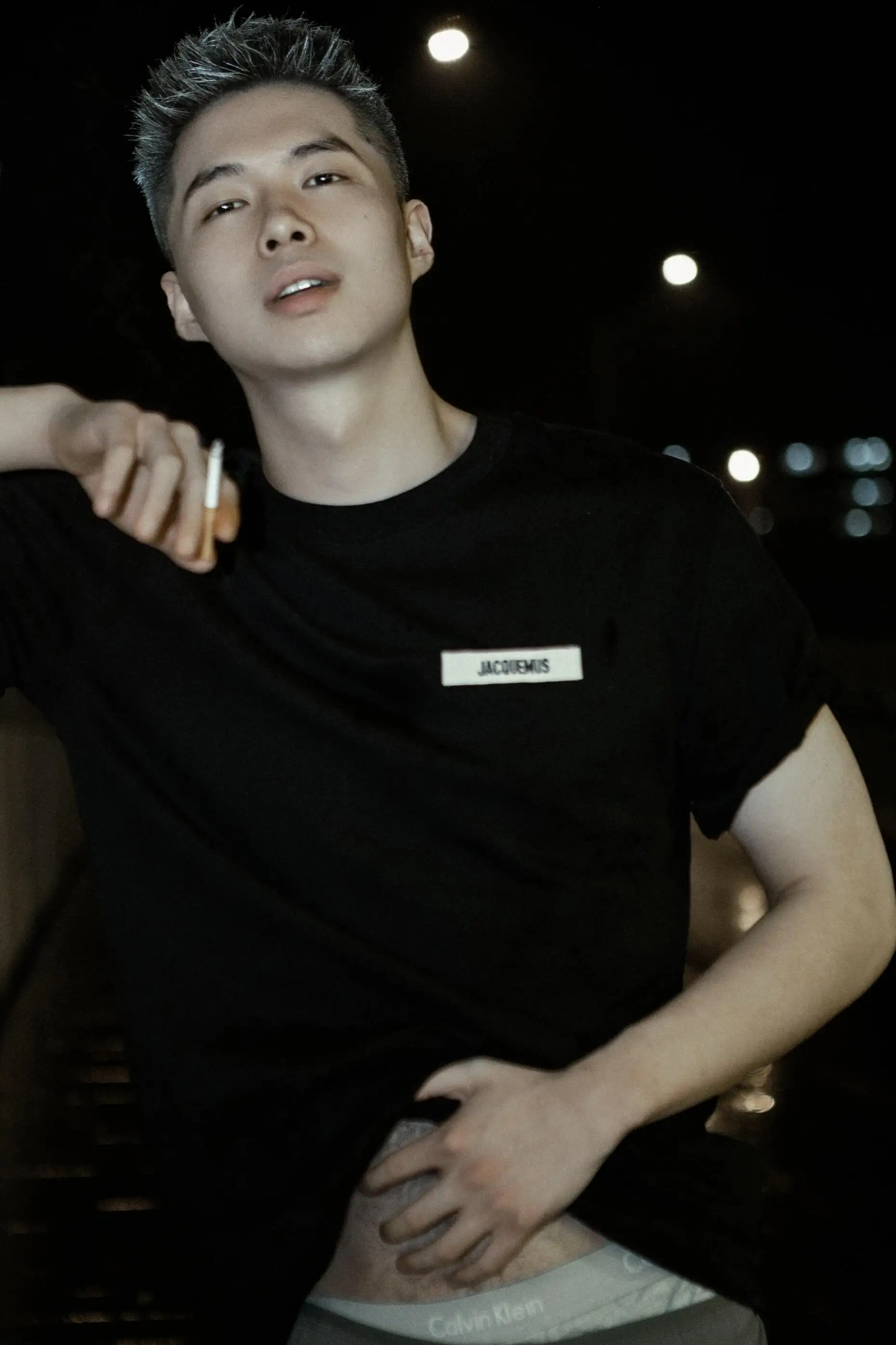 Logo-Patch Cotton-Jersey T-Shirt D12523679 — view 77
