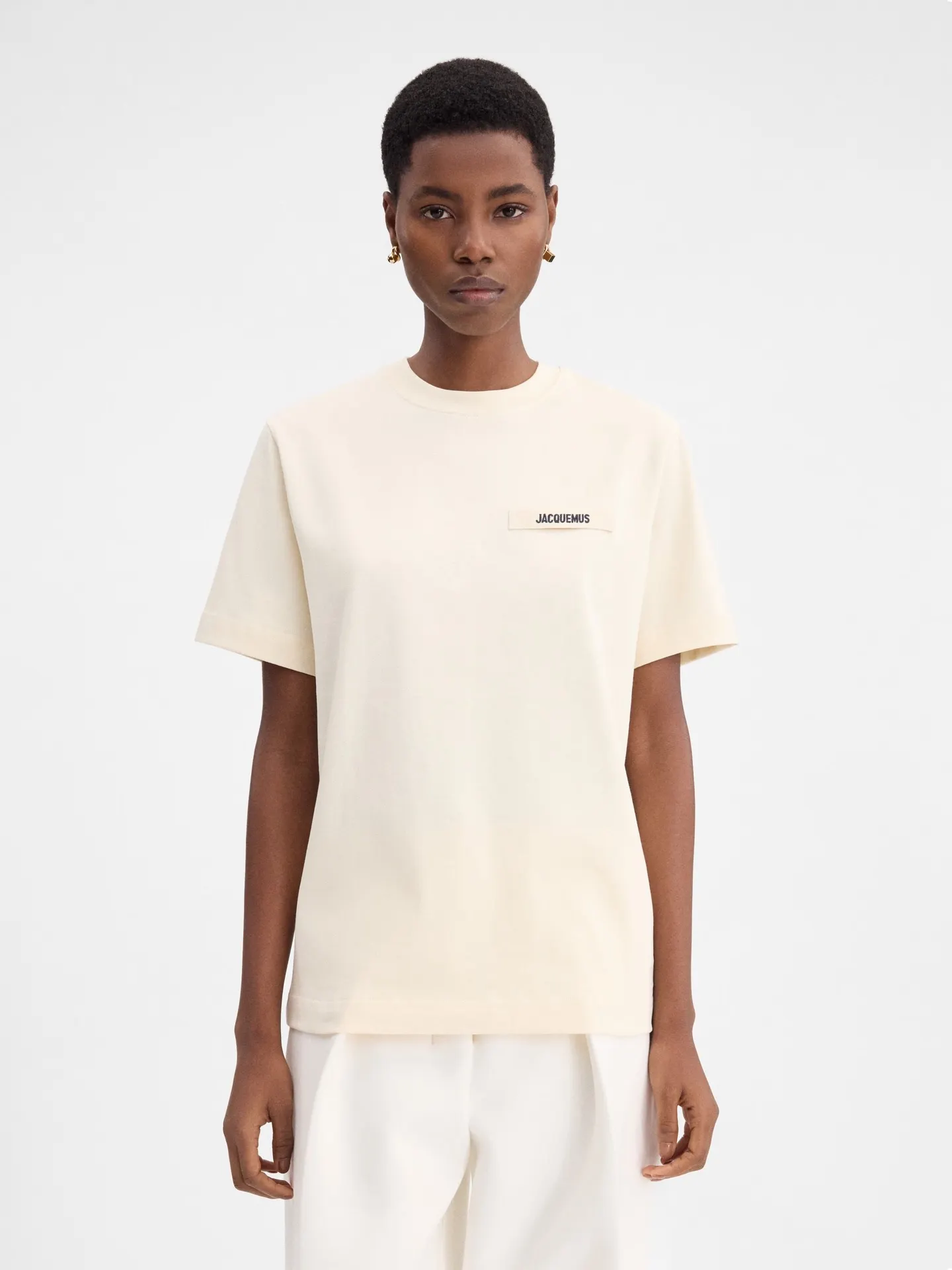 Logo-Patch Cotton-Jersey T-Shirt D12523679 — view 124
