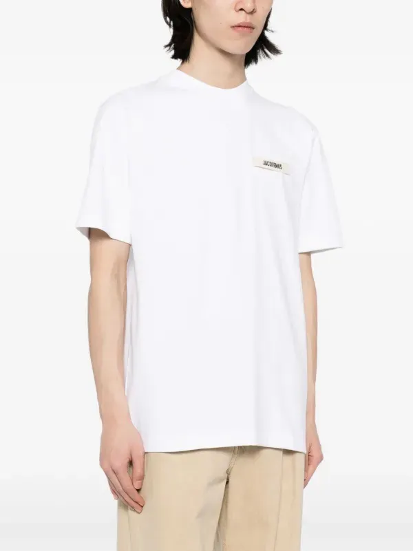 Logo-Patch Cotton-Jersey T-Shirt D12523685