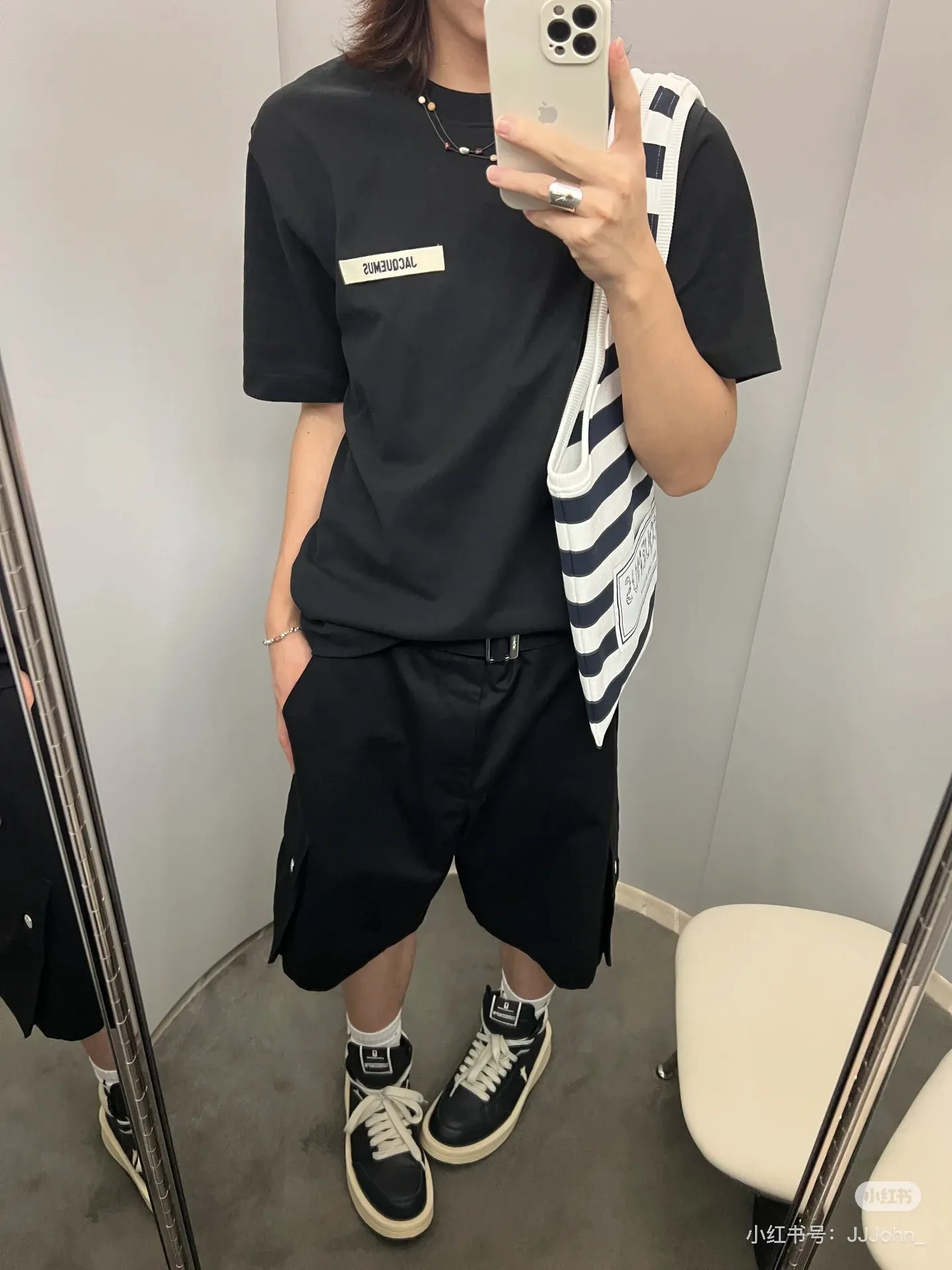 Logo-Patch Cotton-Jersey T-Shirt D12523685 — view 22