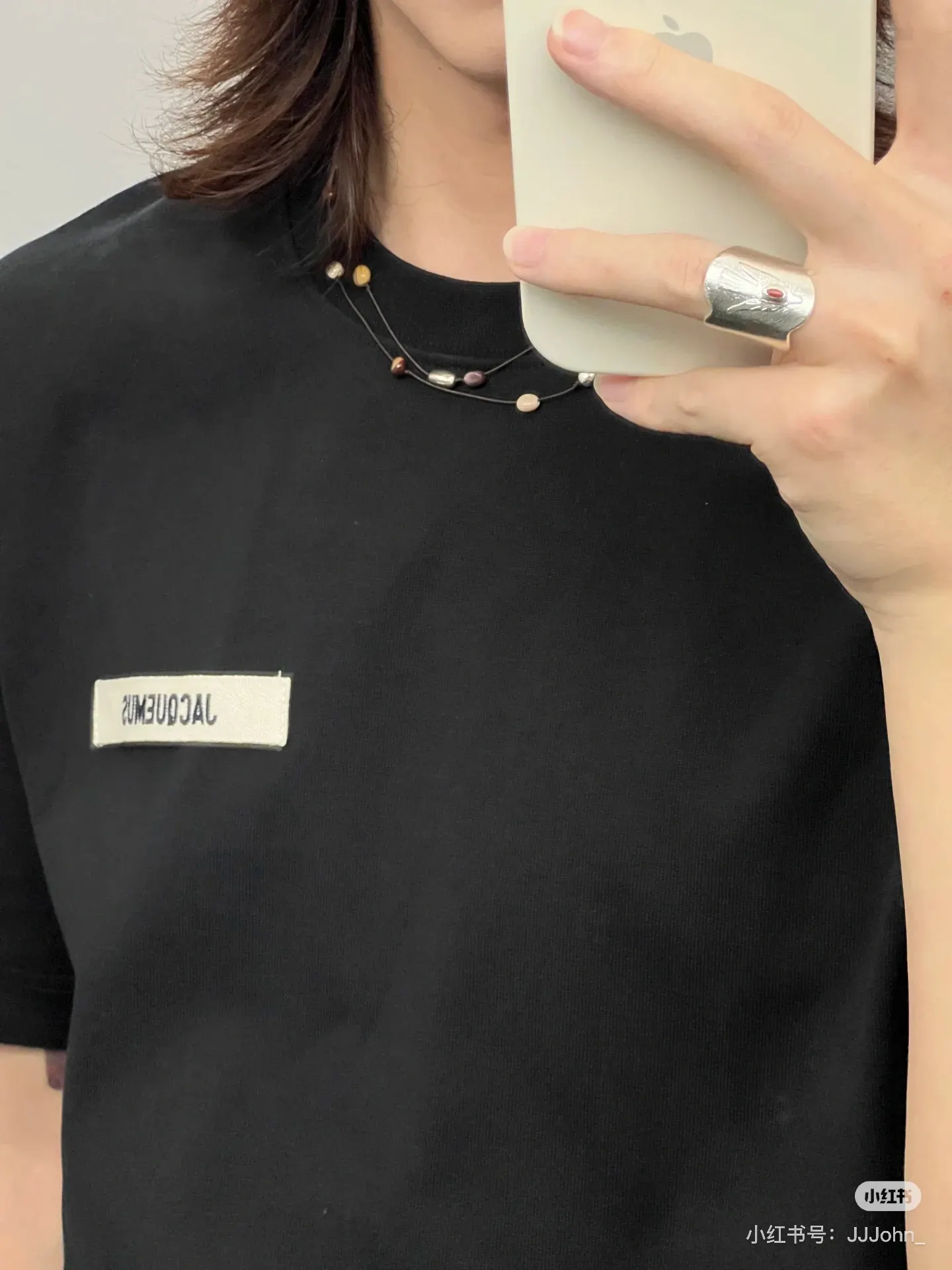 Logo-Patch Cotton-Jersey T-Shirt D12523685 — view 23