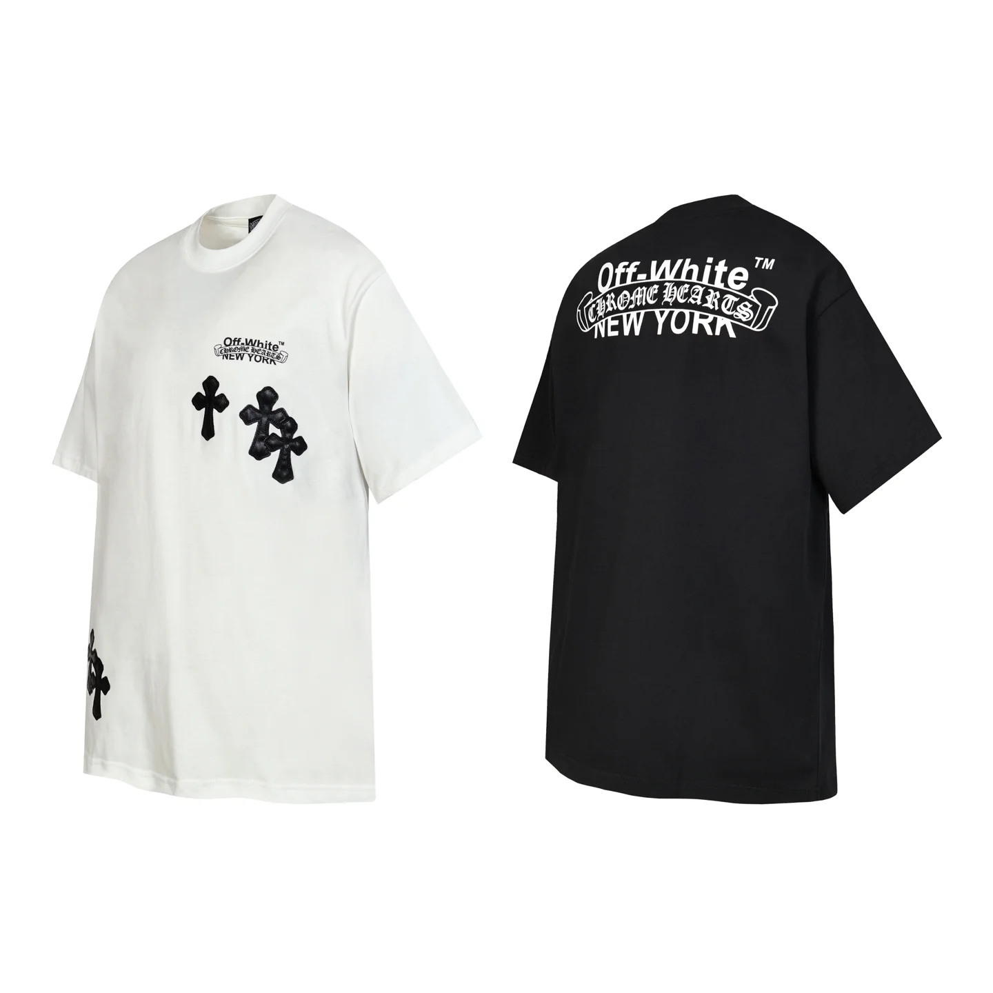 Chrome Hearts x Off-White Cross Patch T-Shirt D9513548