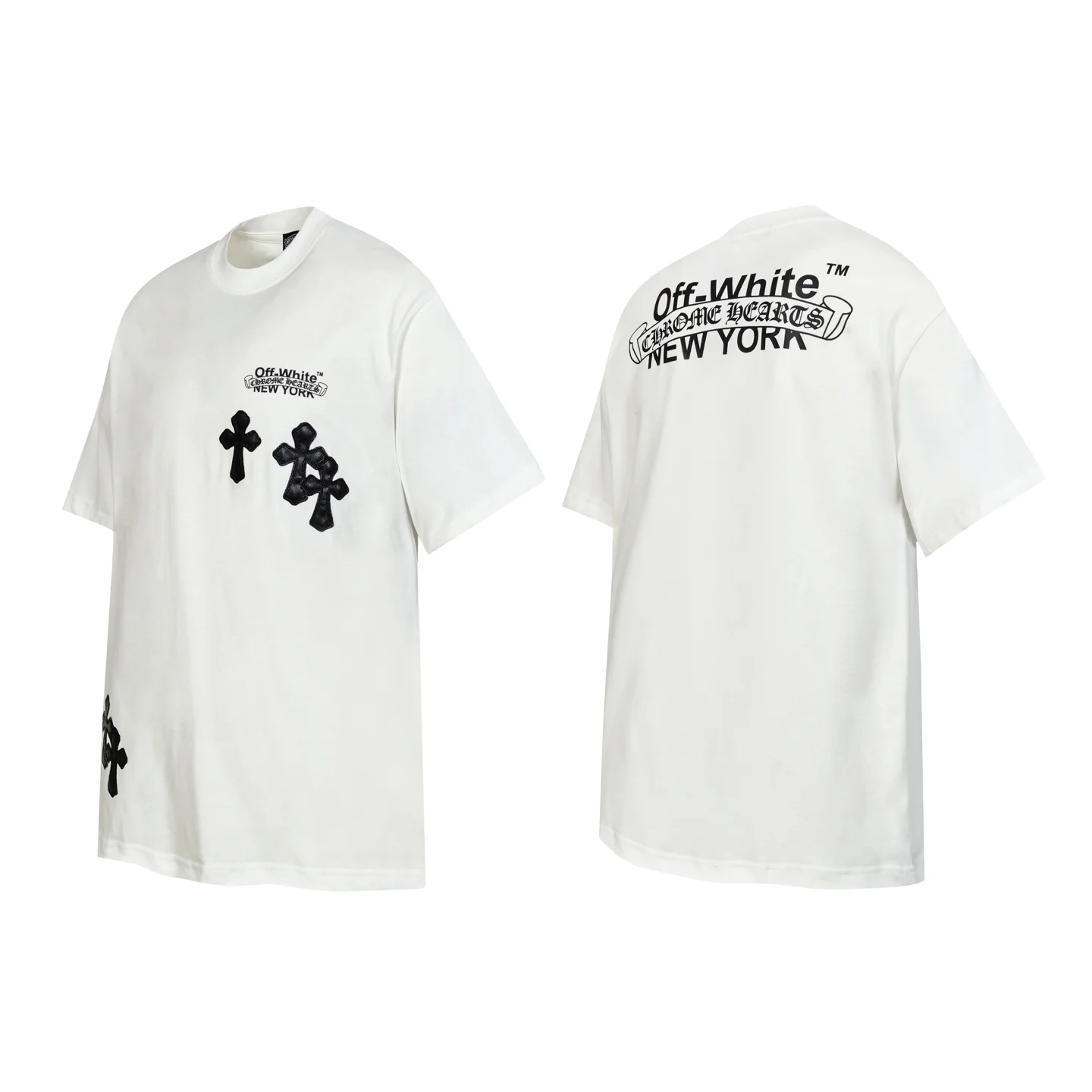 Chrome Hearts x Off-White Cross Patch T-Shirt D9513548 — view 2