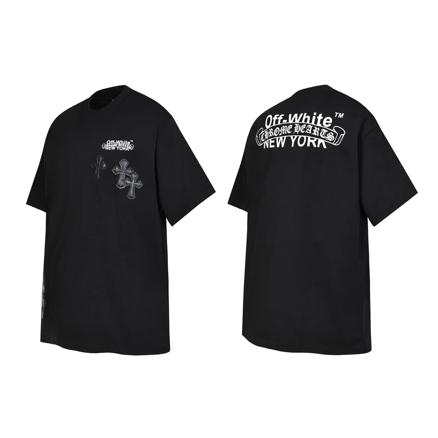 Chrome Hearts x Off-White Cross Patch T-Shirt D9513548 — view 5