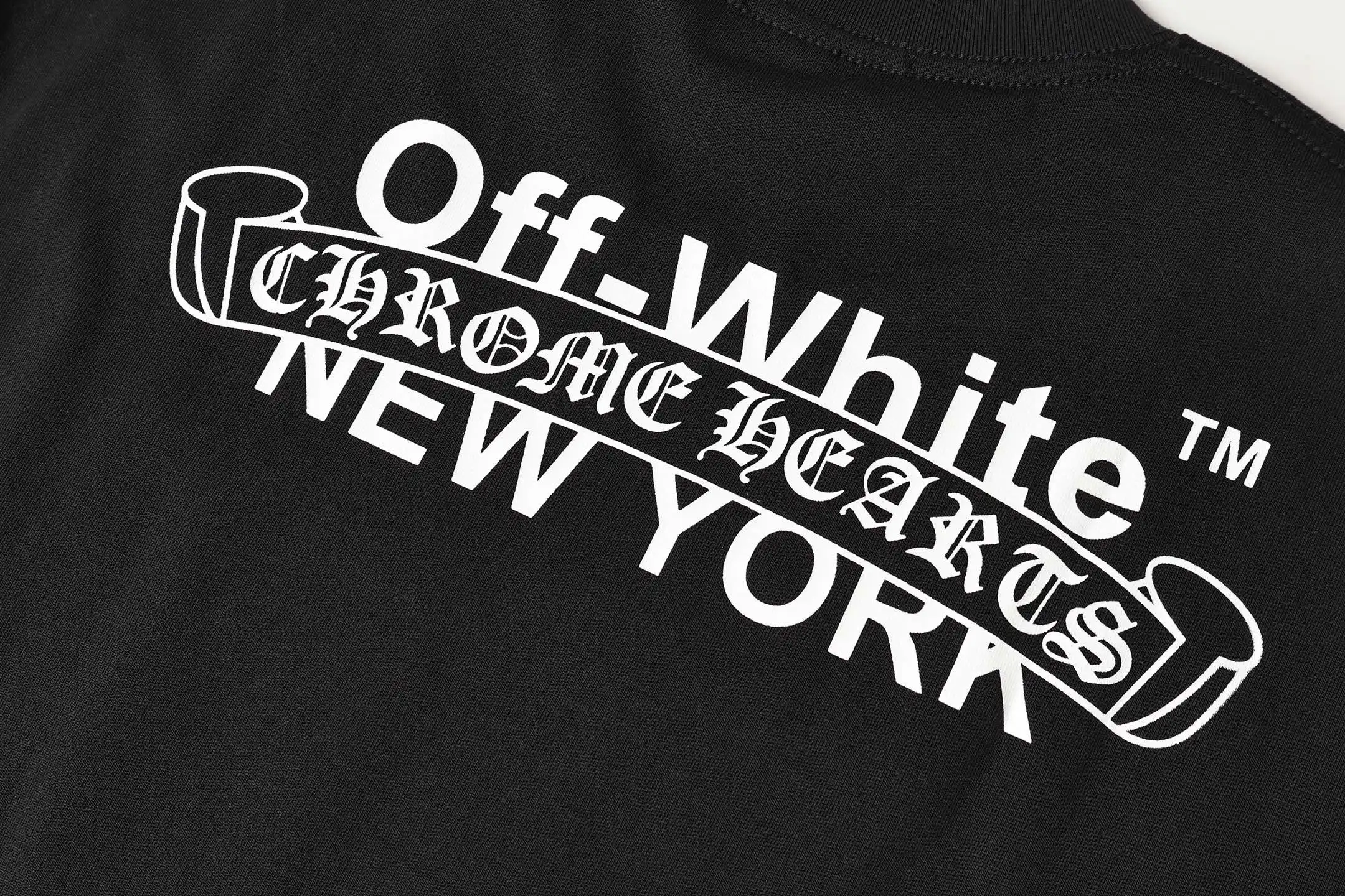 Chrome Hearts x Off-White Cross Patch T-Shirt D9513546 — view 8