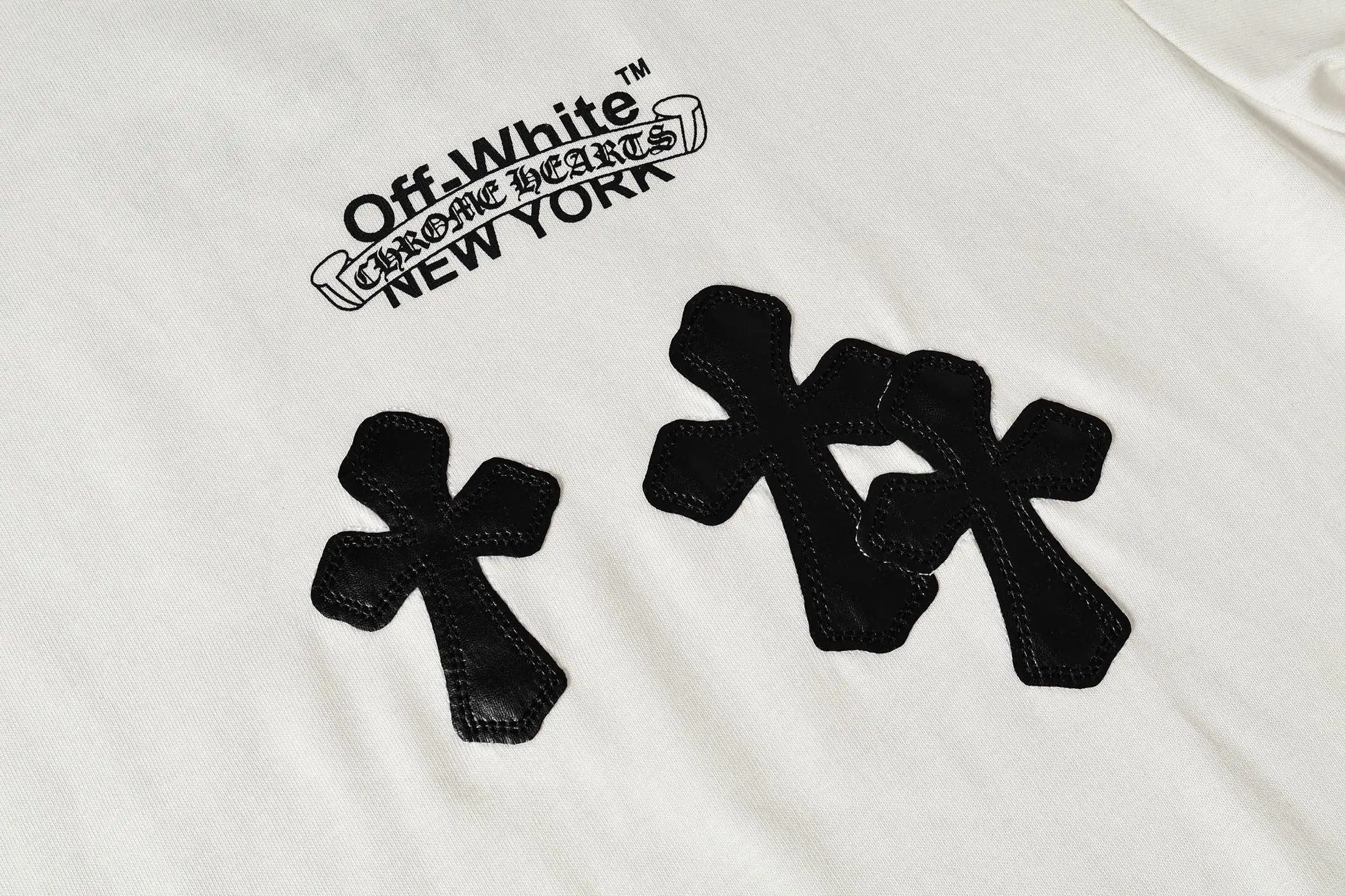 Chrome Hearts x Off-White Cross Patch T-Shirt D9513547 — view 6