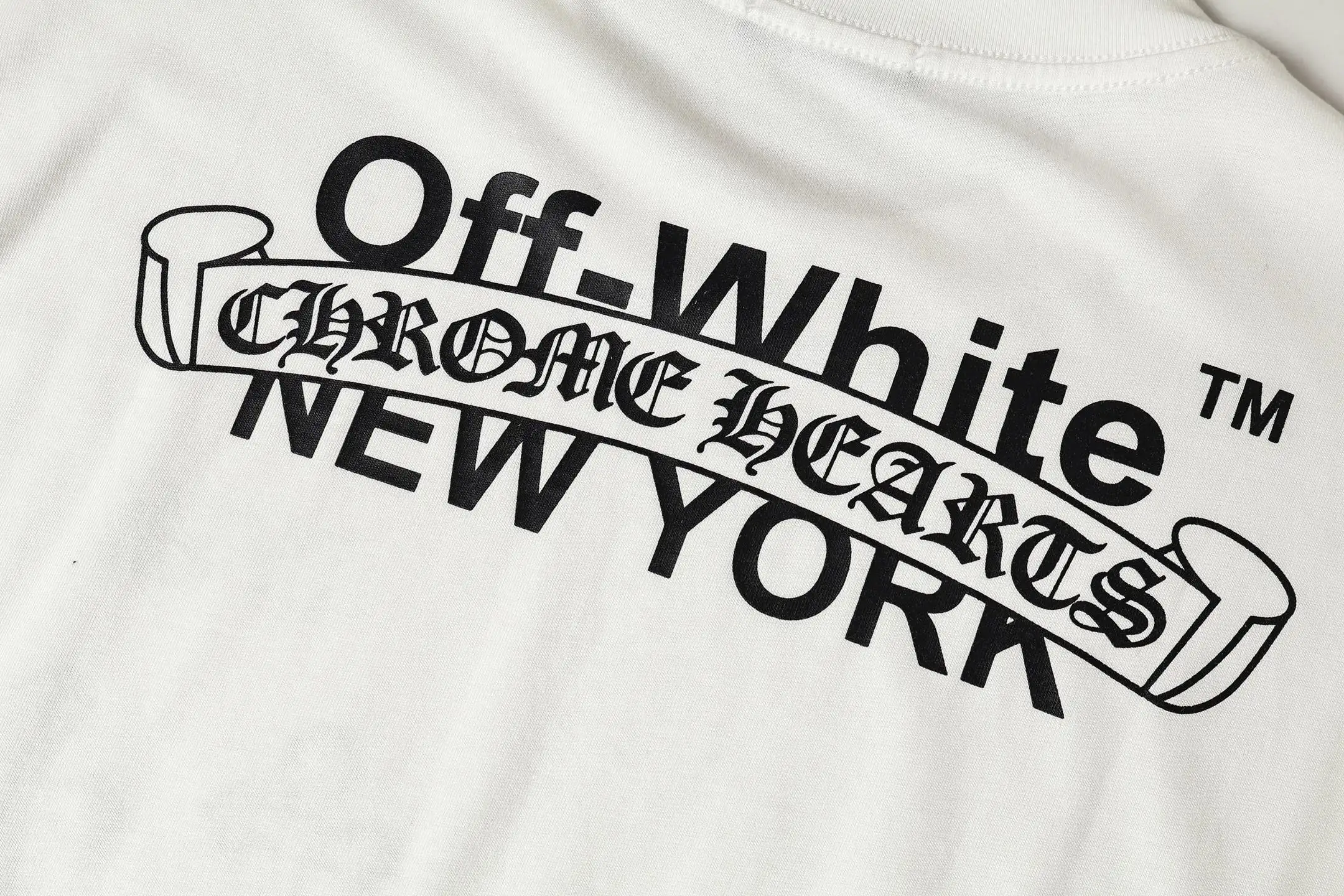 Chrome Hearts x Off-White Cross Patch T-Shirt D9513547 — view 8