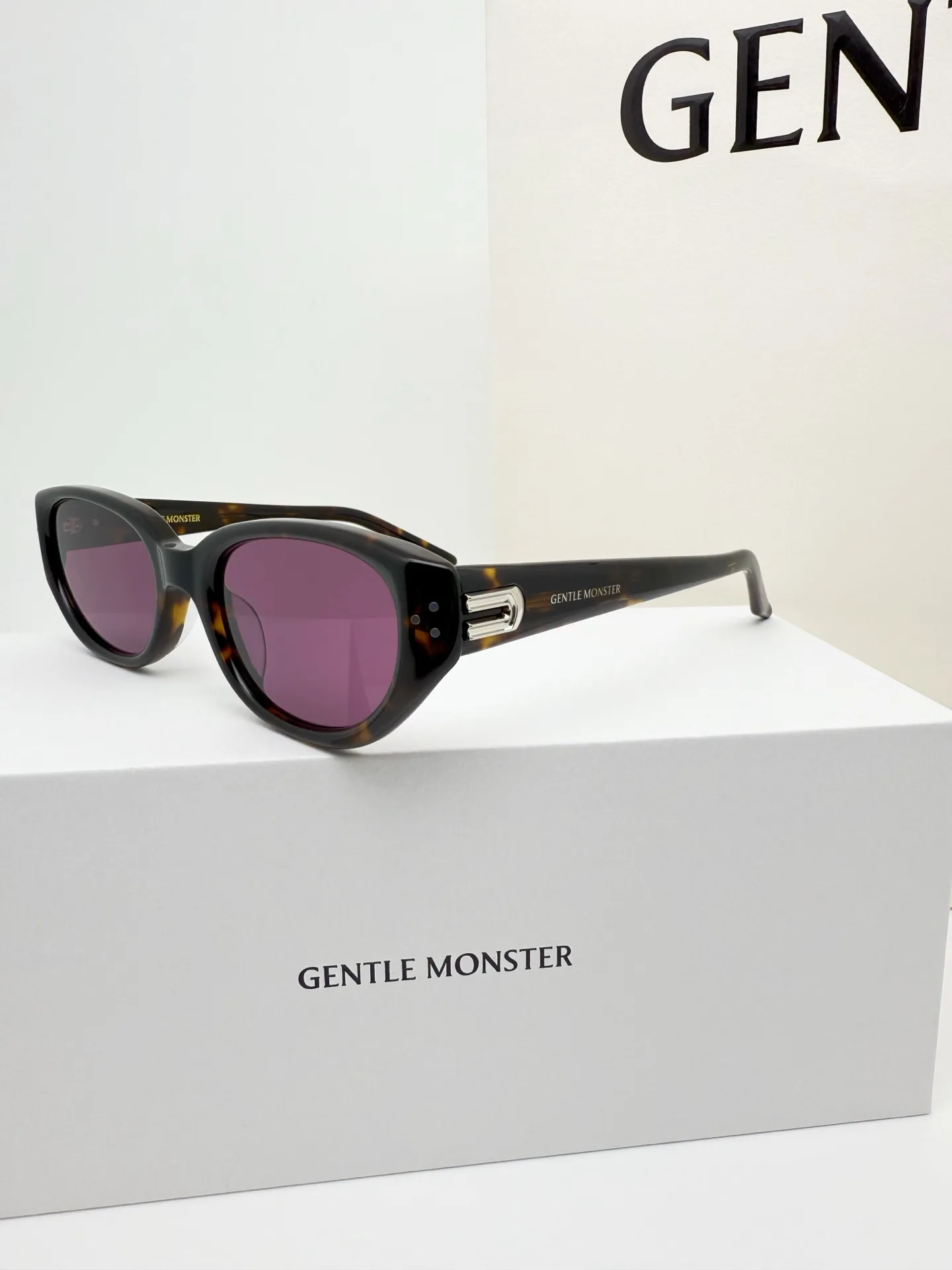 Cat-Eye Acetate Sunglasses D34018556 — view 2