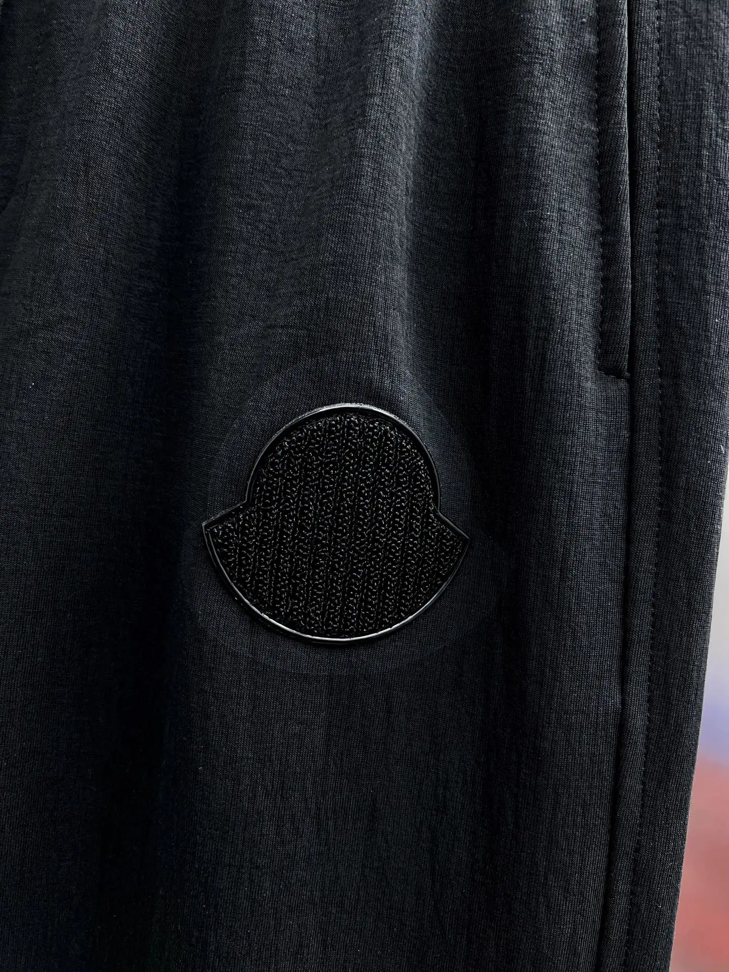 Moncler Logo-Patch Straight-Leg Trousers D22514244 — view 5