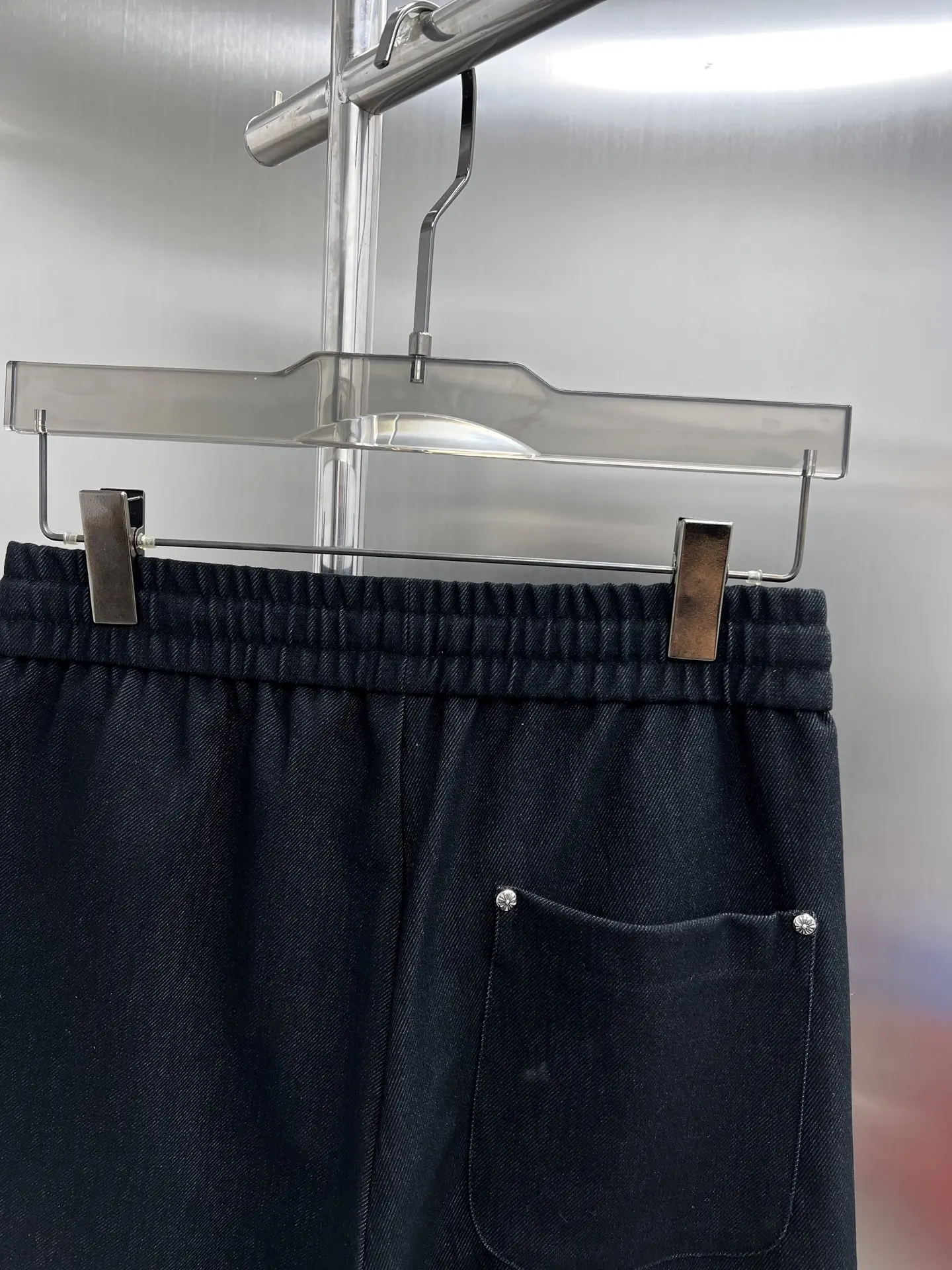 Leather Cross Patch Riveted Trousers D23514241 — view 6