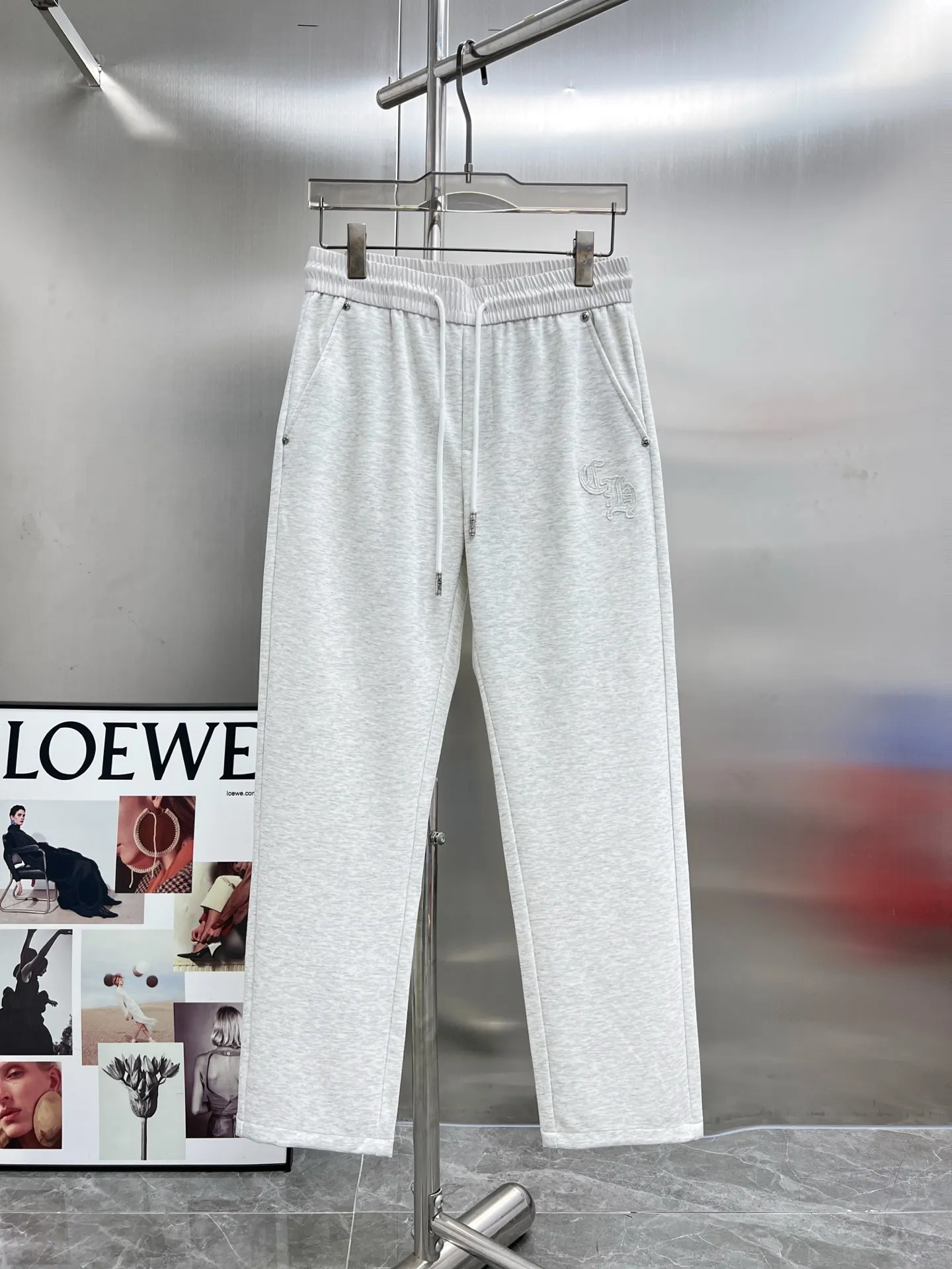Logo-Appliqué Cotton-Blend Sweatpants D22014236