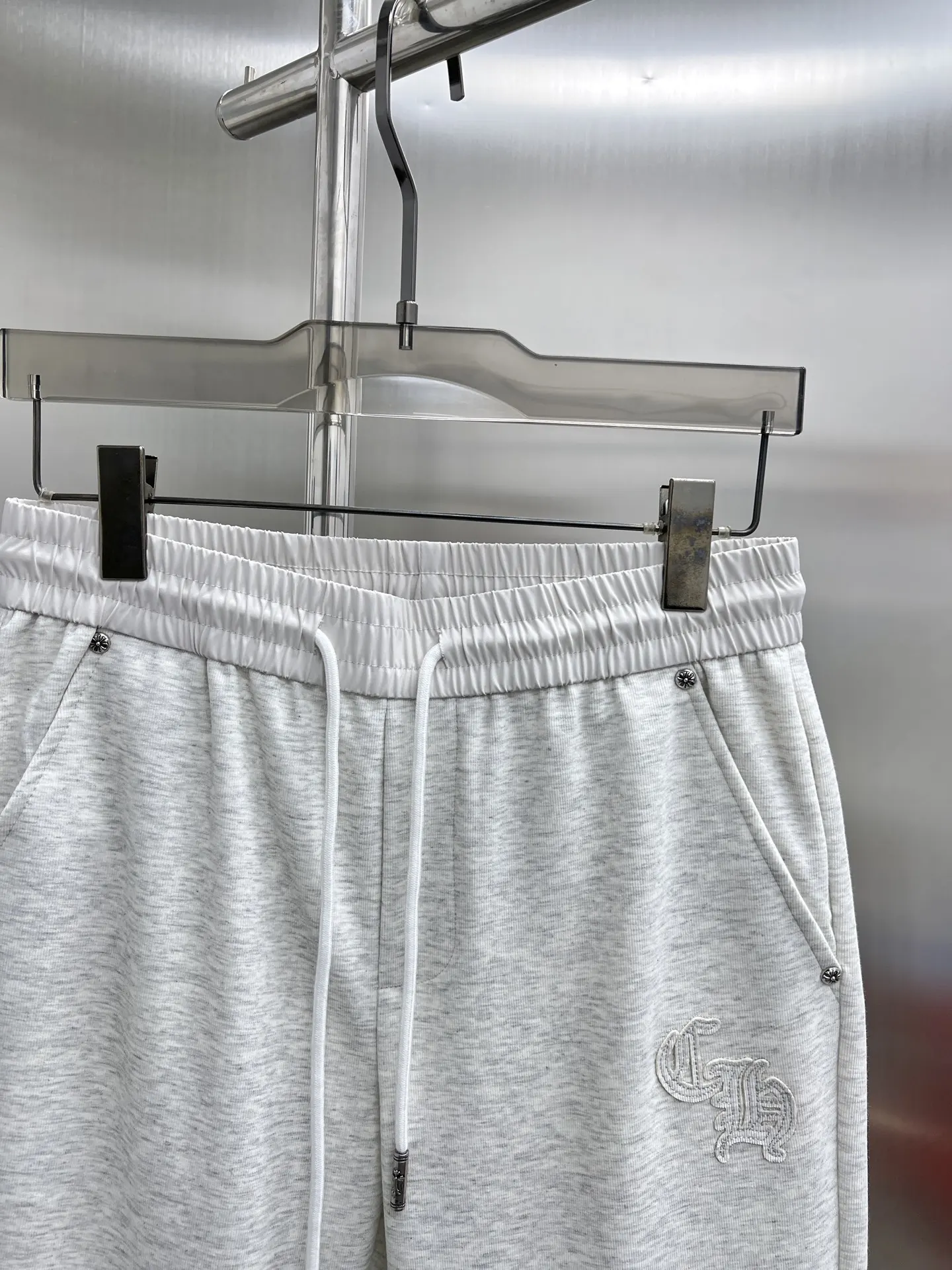 Logo-Appliqué Cotton-Blend Sweatpants D22014236 — view 3