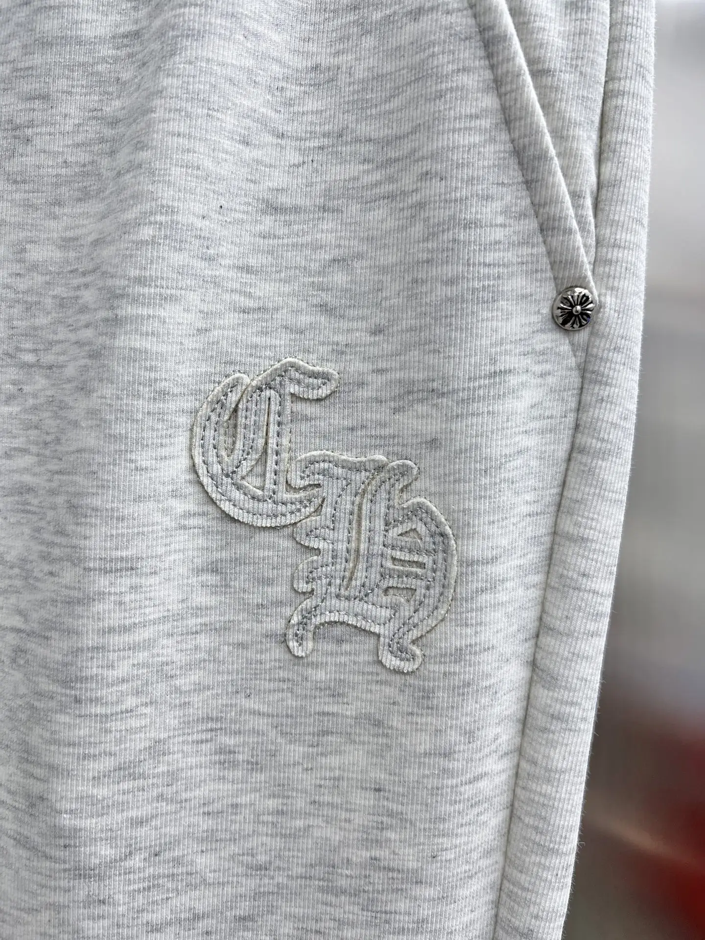 Logo-Appliqué Cotton-Blend Sweatpants D22014236 — view 5