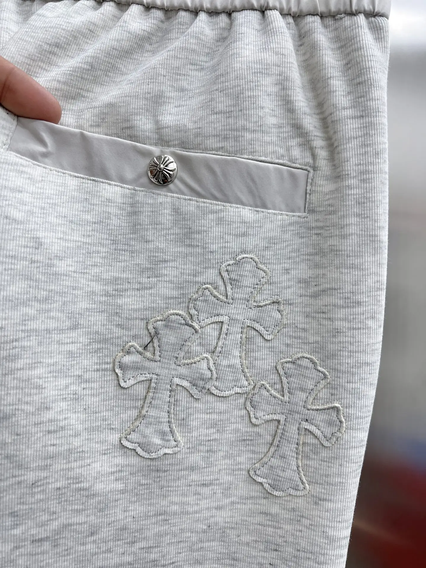Logo-Appliqué Cotton-Blend Sweatpants D22014236 — view 7