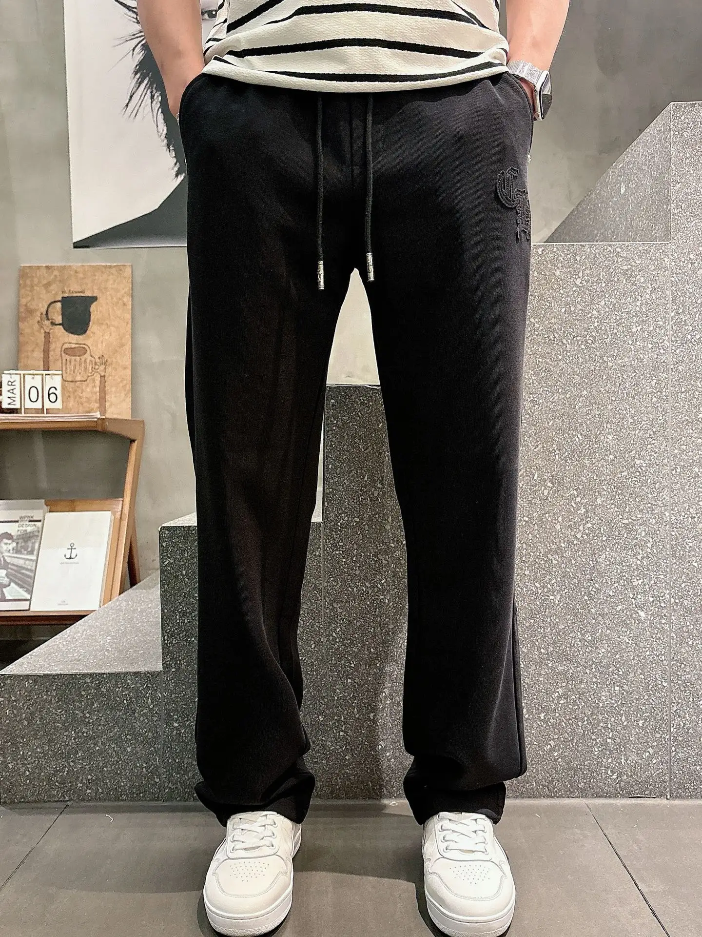 Logo-Appliqué Cotton-Blend Sweatpants D22012941