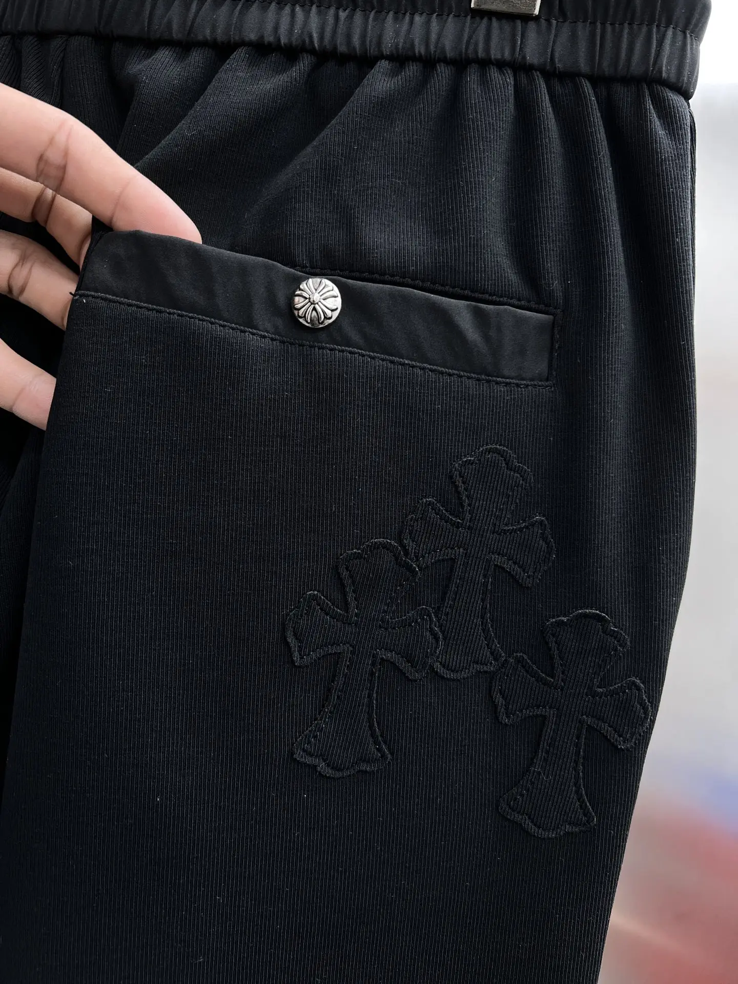 Logo-Appliqué Cotton-Blend Sweatpants D22014235 — view 7