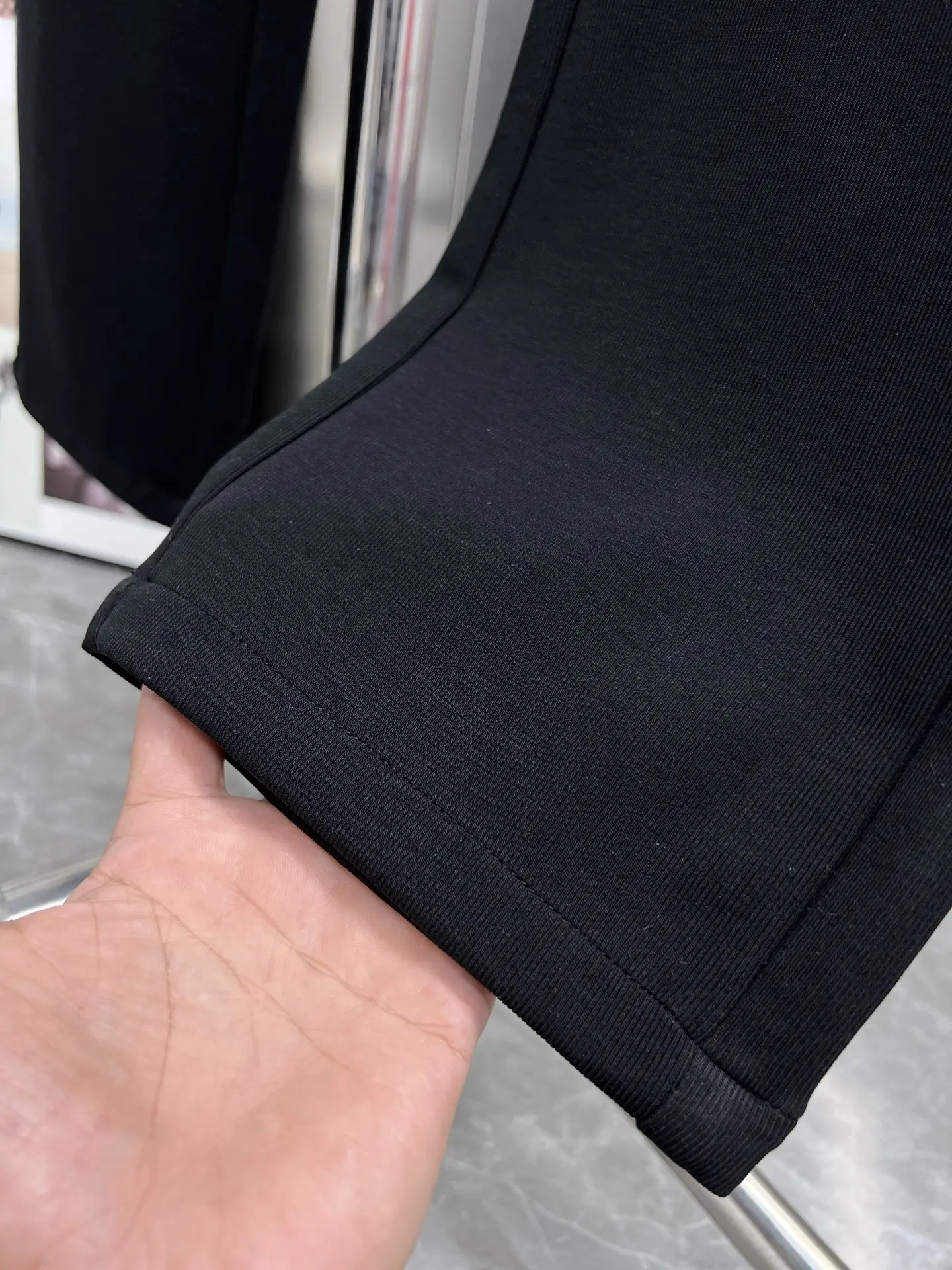 Logo-Appliqué Cotton-Blend Sweatpants D22014235 — view 9