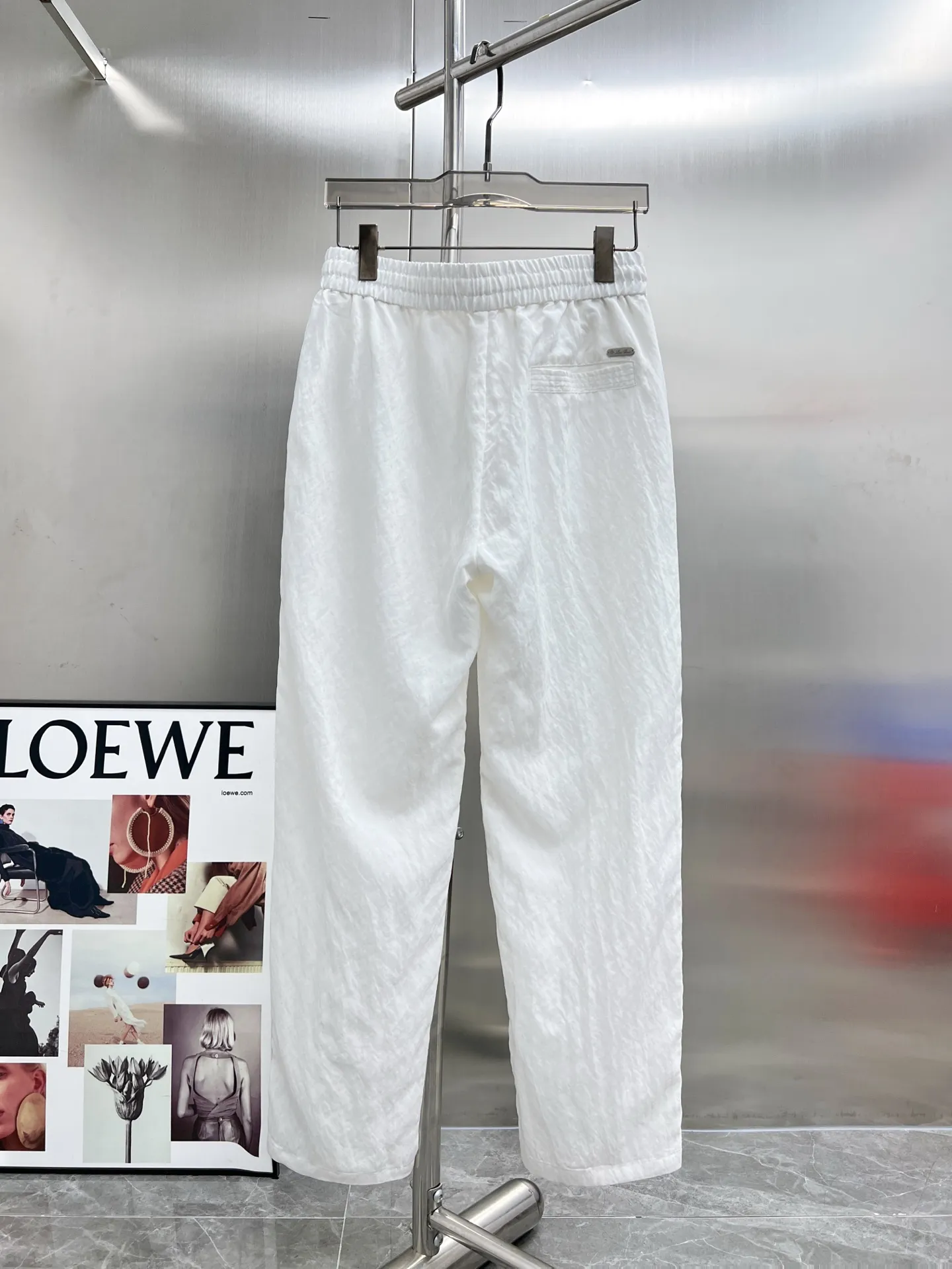 Embroidered Logo Drawstring Trousers D23514232 — view 2