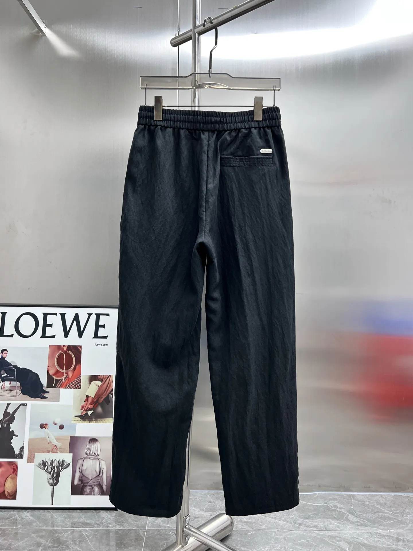 Embroidered Logo Drawstring Trousers D23514231 — view 2