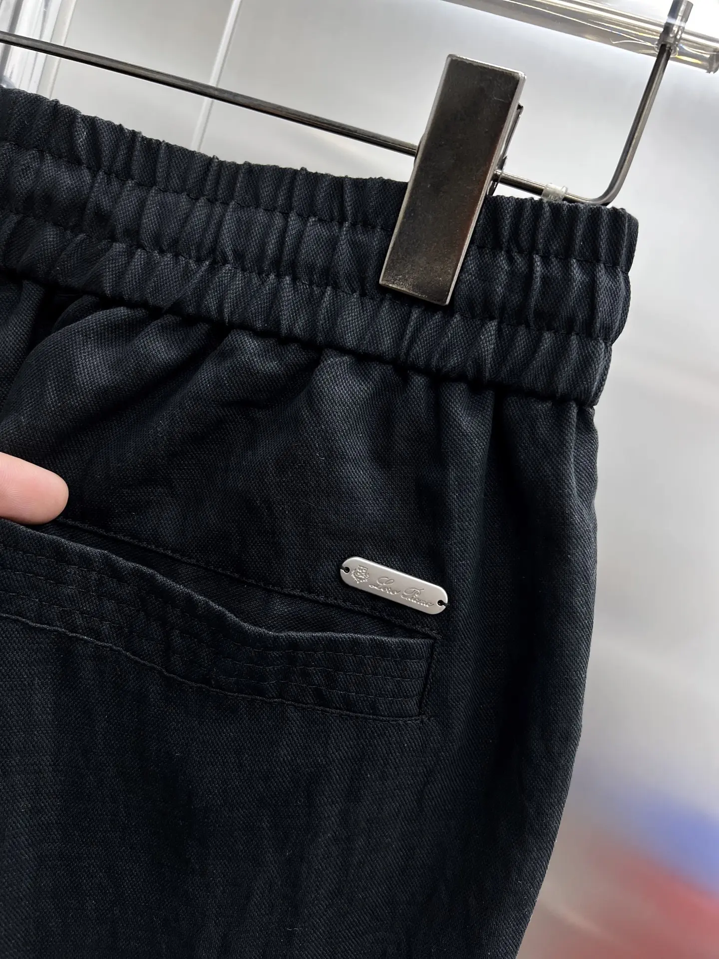 Embroidered Logo Drawstring Trousers D23514231 — view 7