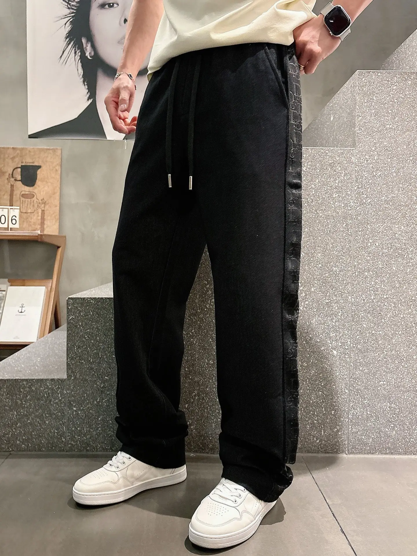 Logo-Jacquard Taped Track Pants D23512929 — view 6