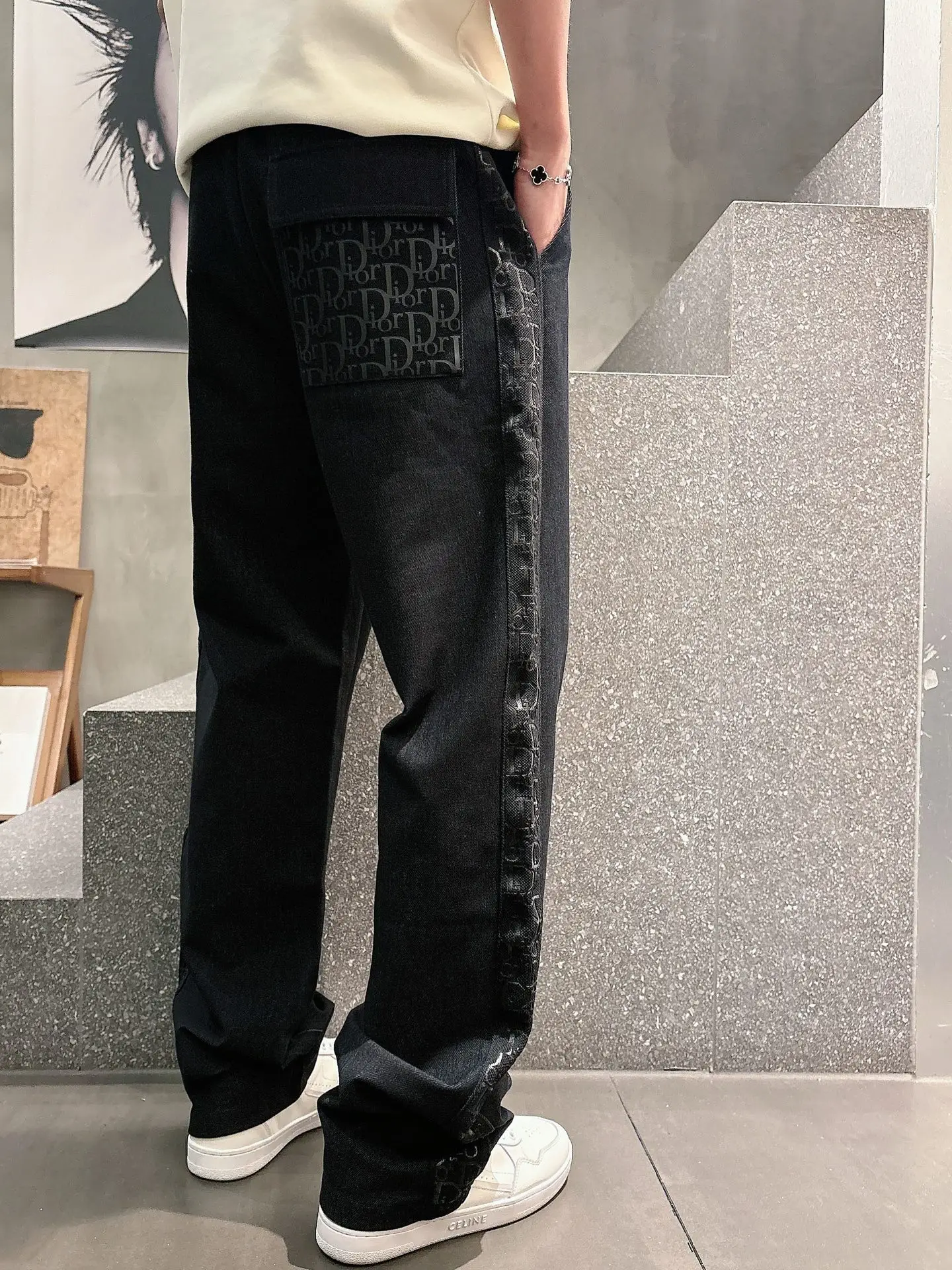 Logo-Jacquard Taped Track Pants D23512929 — view 8