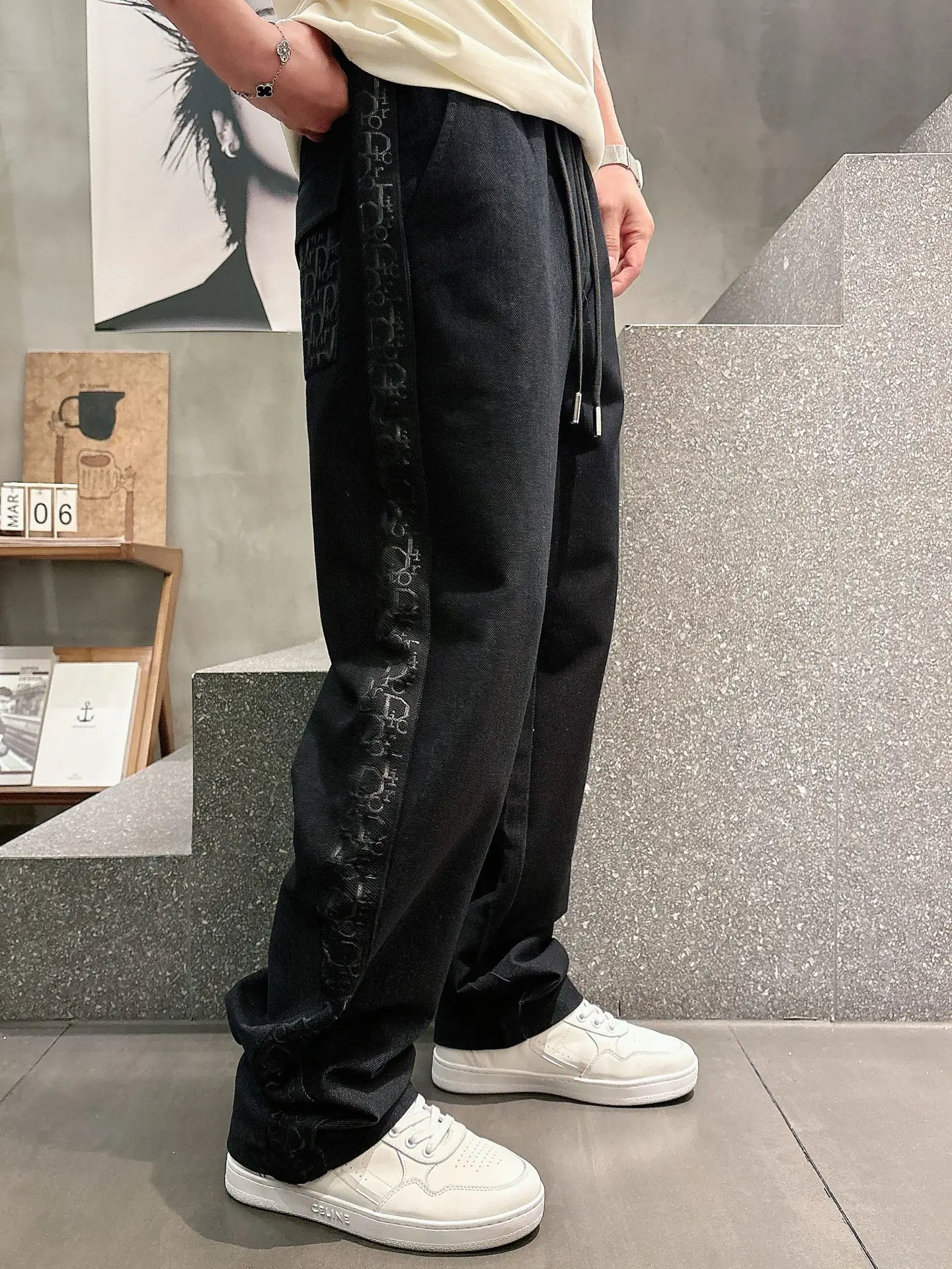 Logo-Jacquard Taped Track Pants D23512929 — view 9