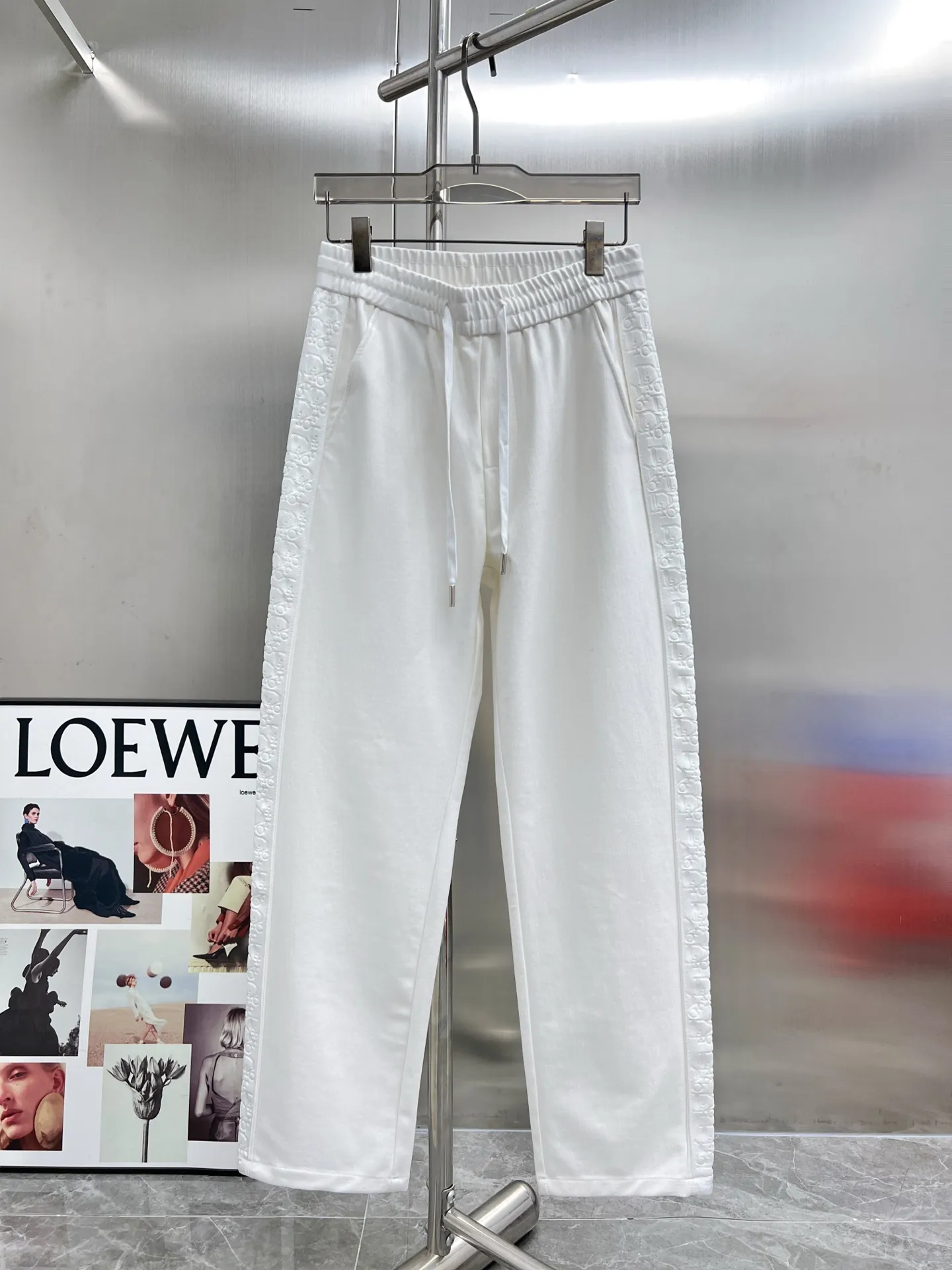 Logo-Jacquard Taped Sweatpants D23514230