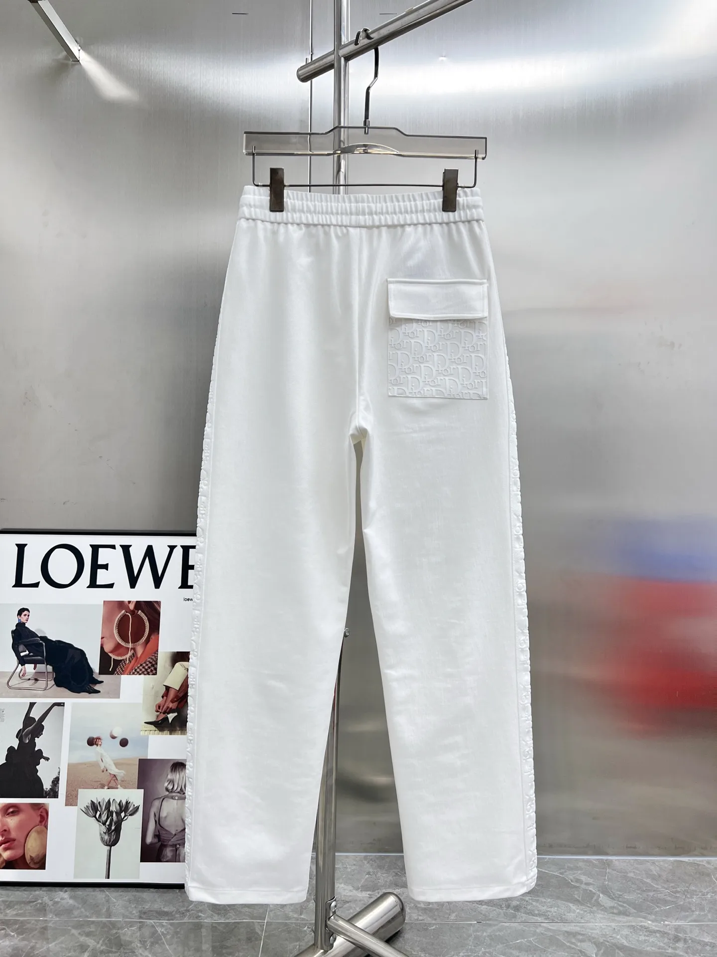 Logo-Jacquard Taped Sweatpants D23514230 — view 2