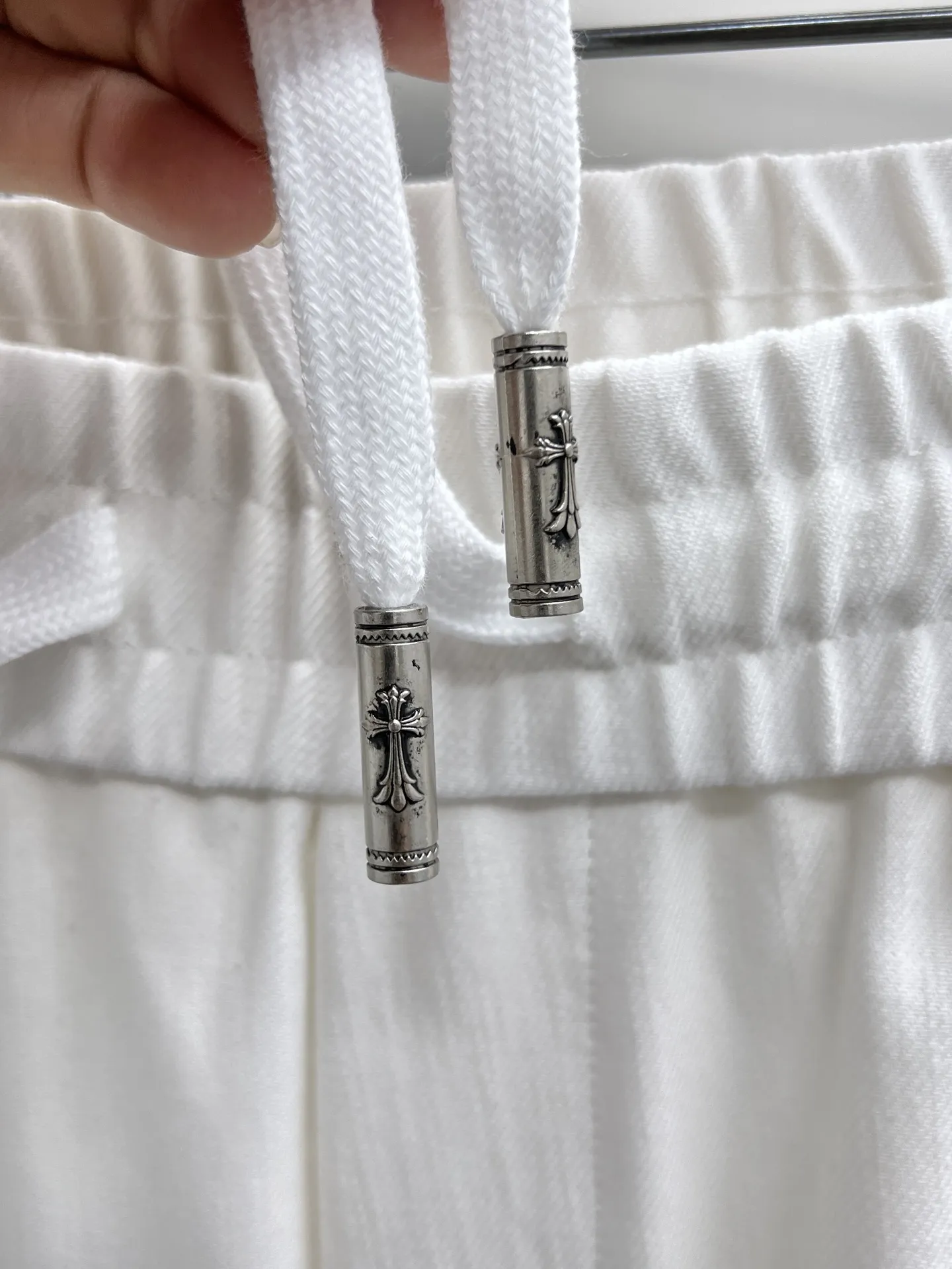 Embroidered Logo Drawstring Trousers D23014228 — view 4