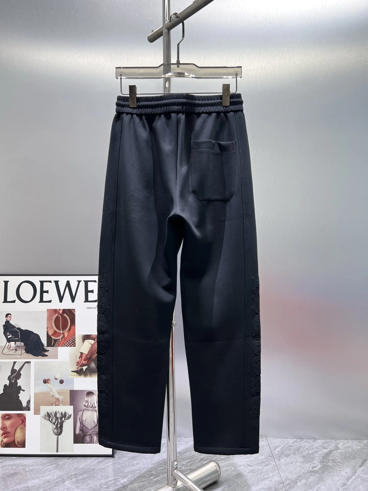 Logo-Appliqué Cotton-Blend Sweatpants D22511952 — view 2