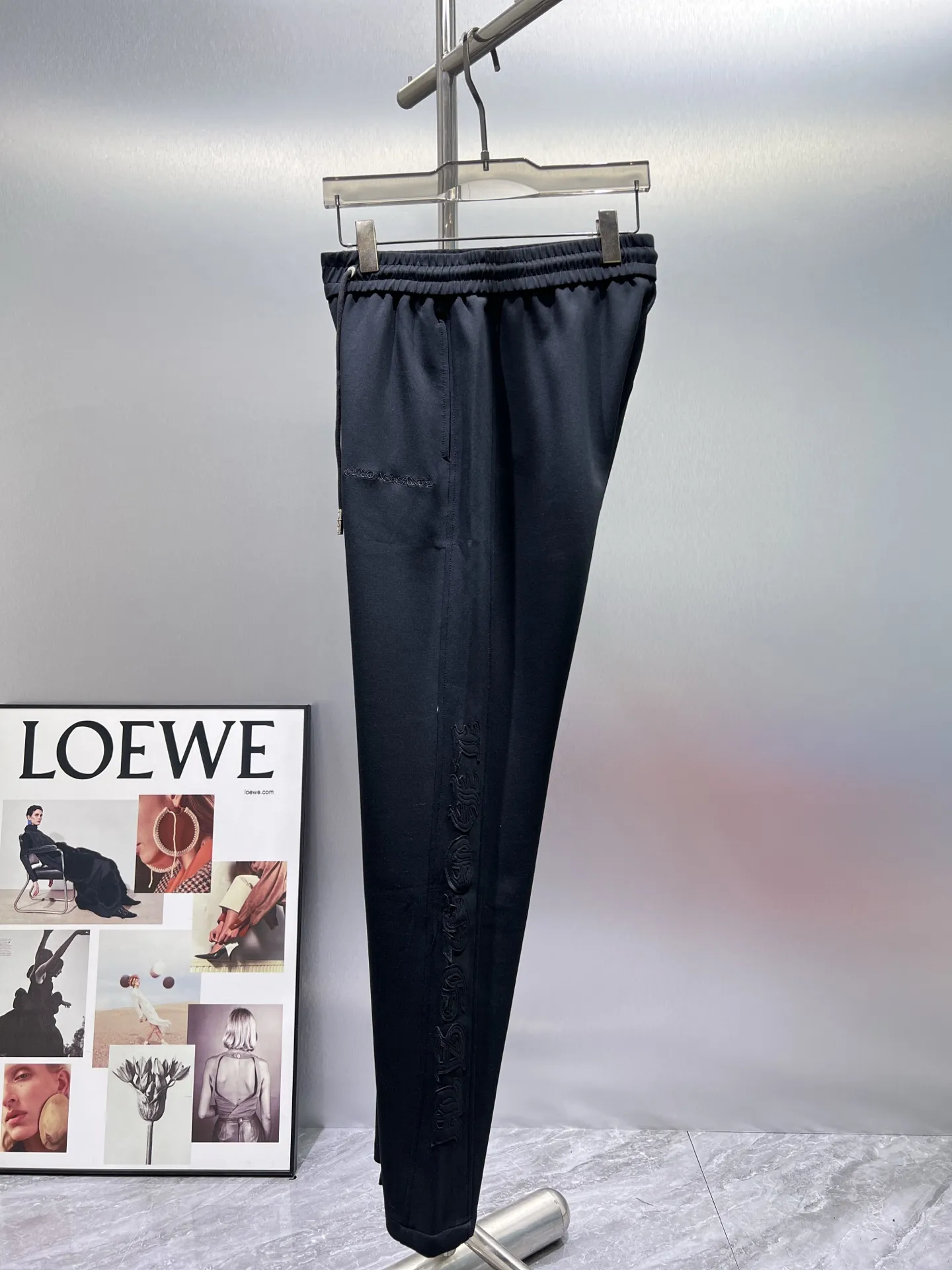 Logo-Appliqué Cotton-Blend Sweatpants D22511952 — view 3