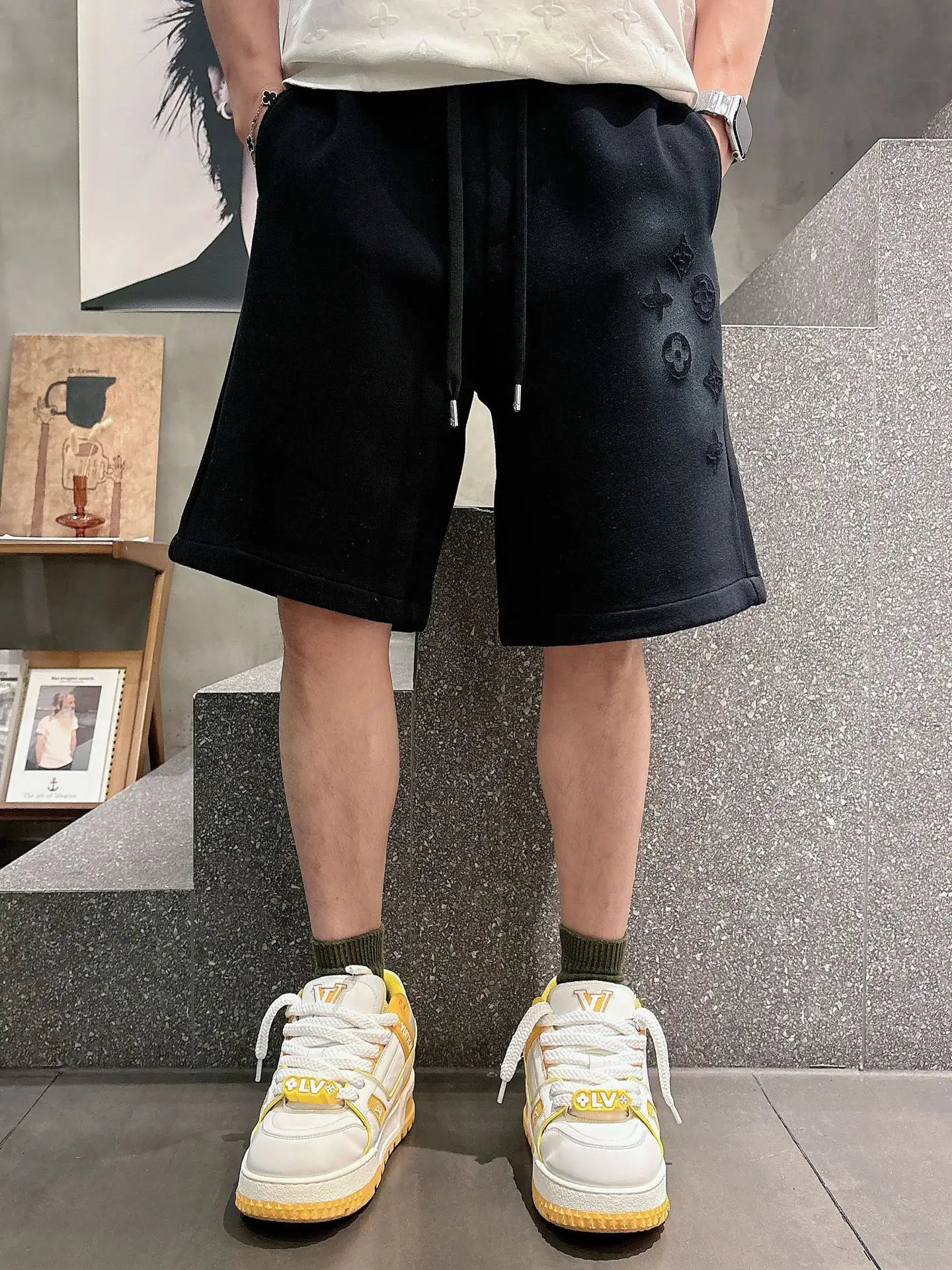 Monogram Burnout Jersey Shorts D21012041