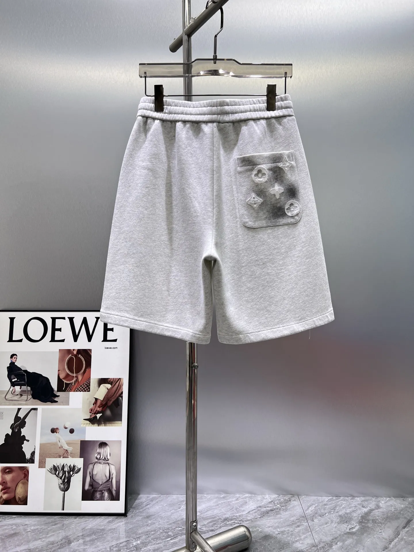 Monogram Burnout Jersey Shorts D21012016 — view 2