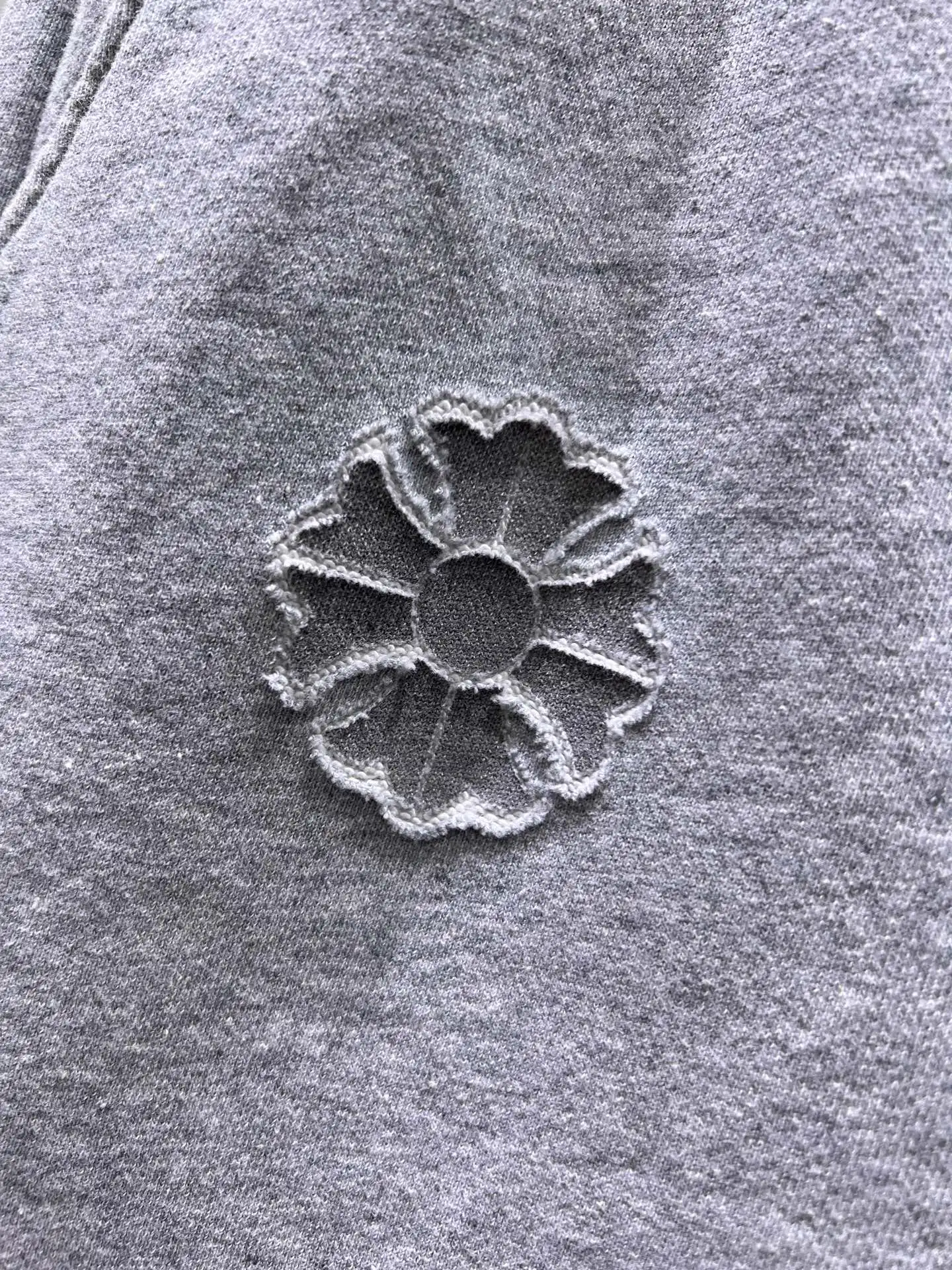 Laser-Cut Logo Cotton-Blend Shorts D21012014 — view 9