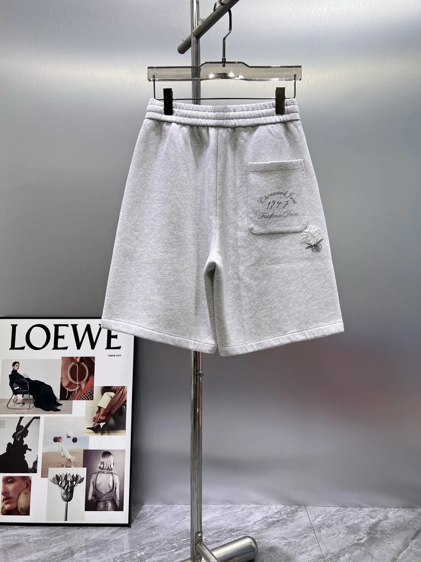 Logo-Embroidered Cotton-Blend Jersey Shorts D21012018 — view 2