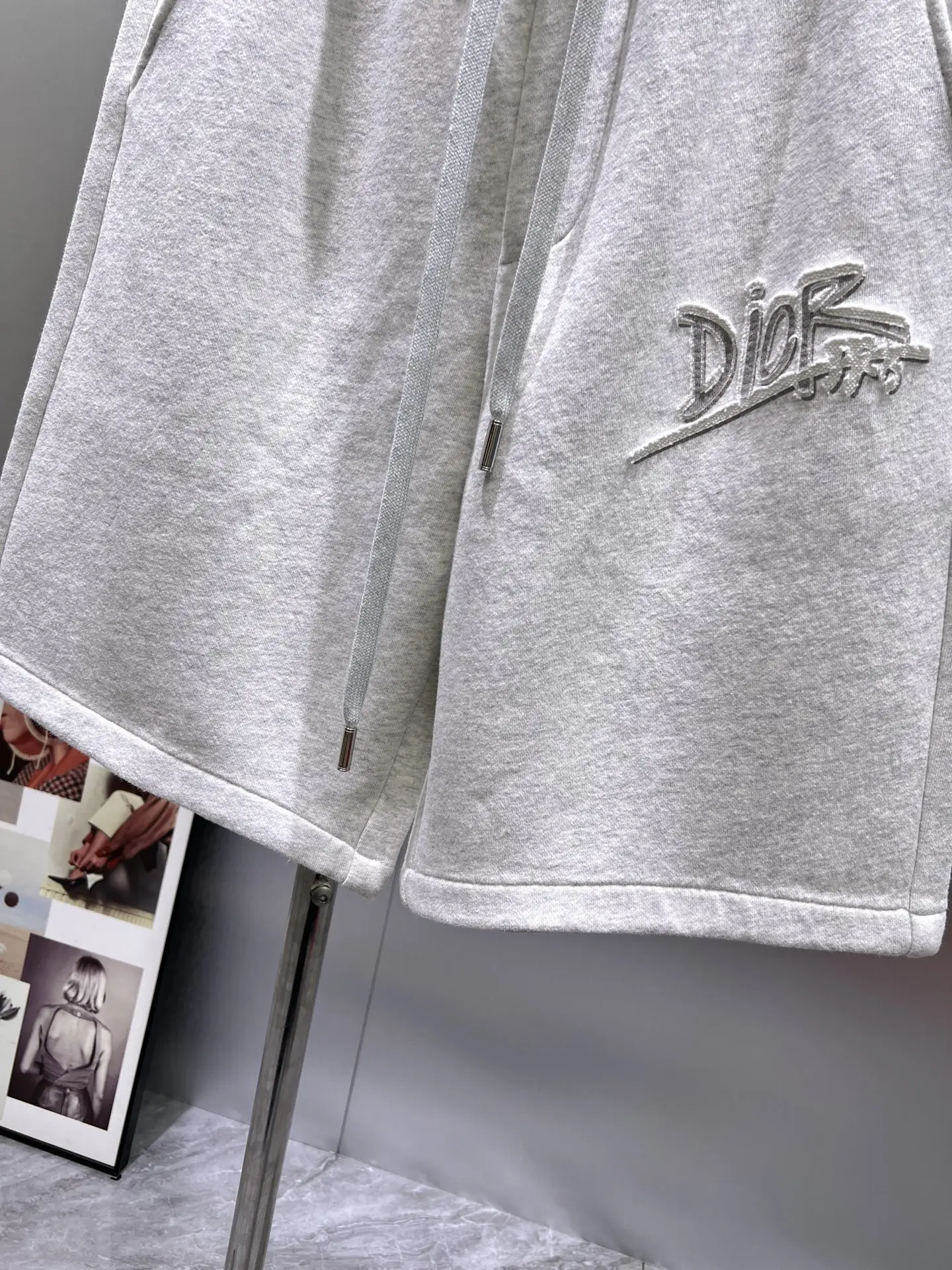 Logo-Embroidered Cotton-Blend Jersey Shorts D21012018 — view 7