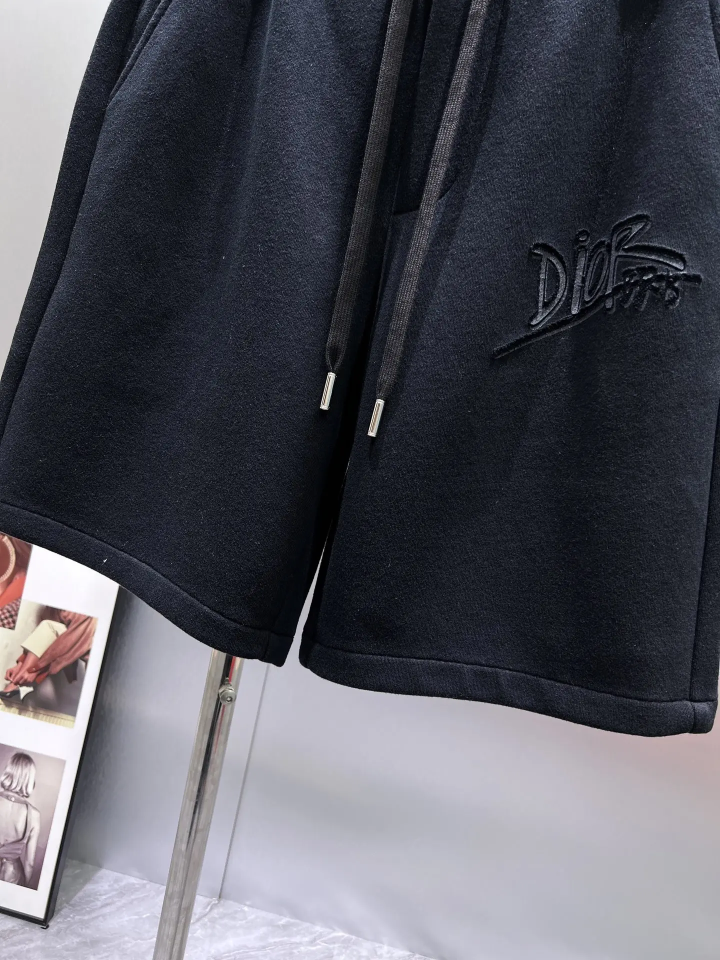 Logo-Embroidered Cotton-Blend Shorts D21012019 — view 6