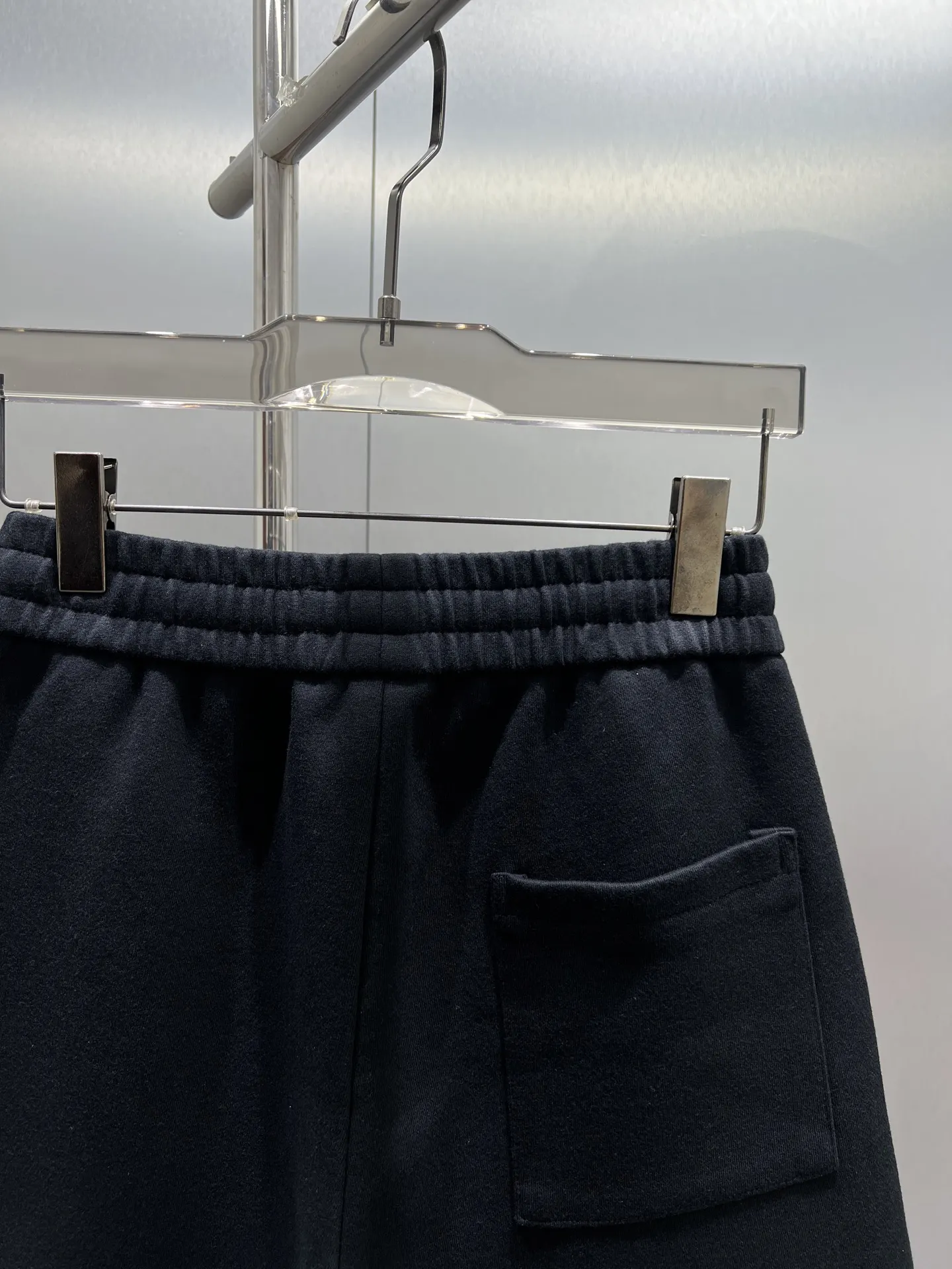 Laser-Cut Logo Drawstring Shorts D21011995 — view 9