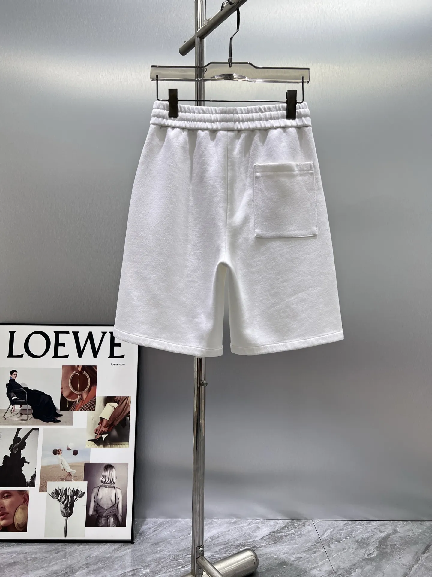 Logo-Embroidered Cotton Jersey Shorts D21011994 — view 2