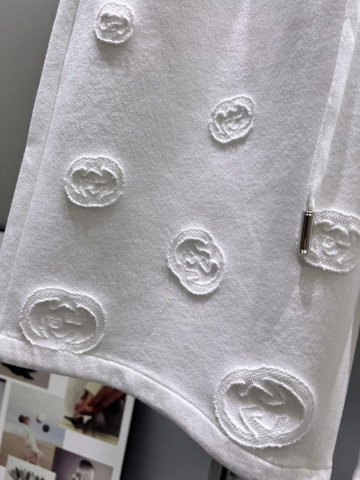 Logo-Embroidered Cotton Jersey Shorts D21011994 — view 7