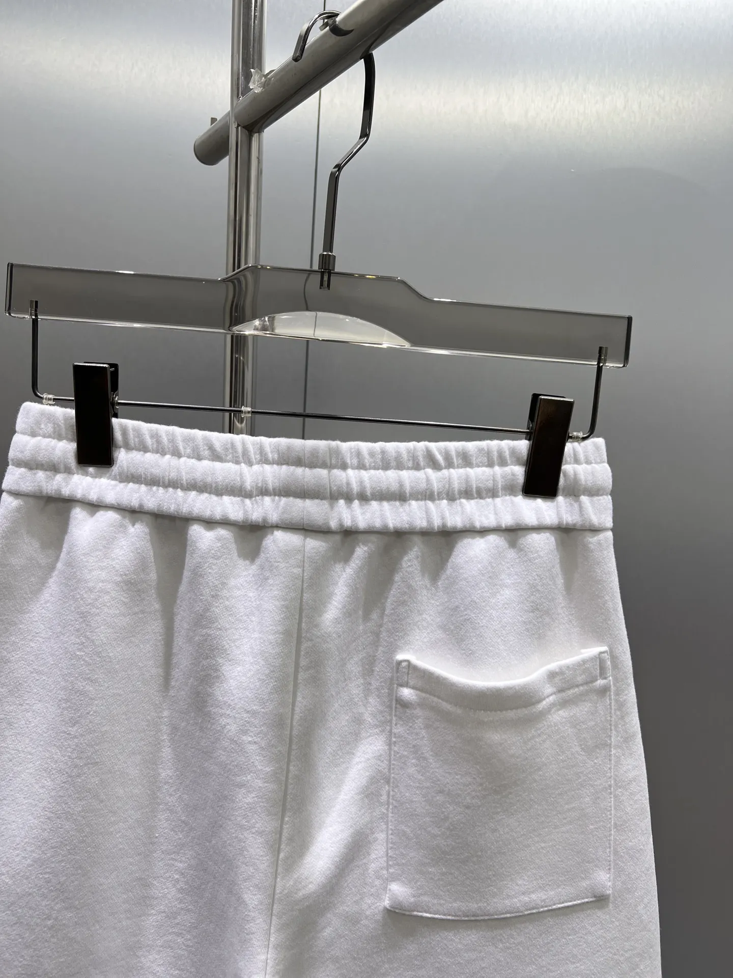 Logo-Embroidered Cotton Jersey Shorts D21011994 — view 9