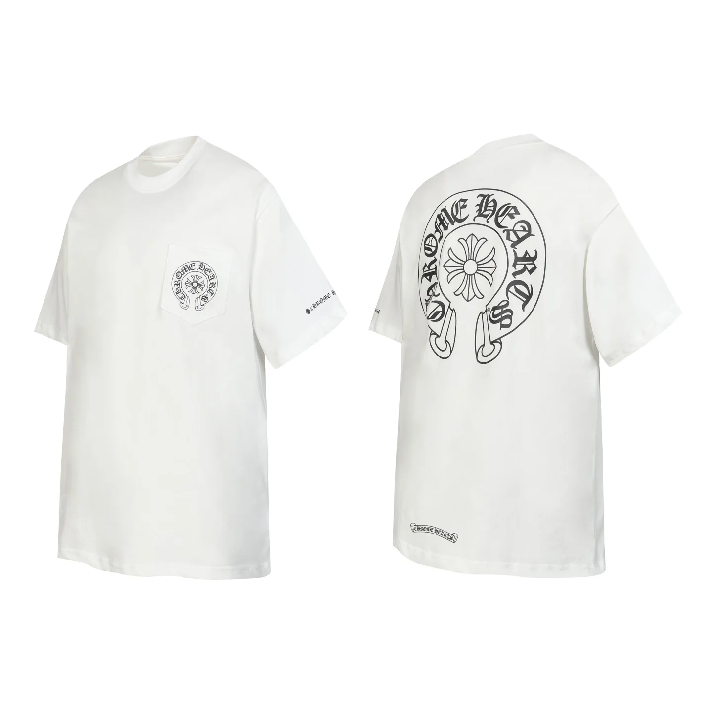 Horseshoe Logo Print Cotton T-Shirt D9013623 — view 2
