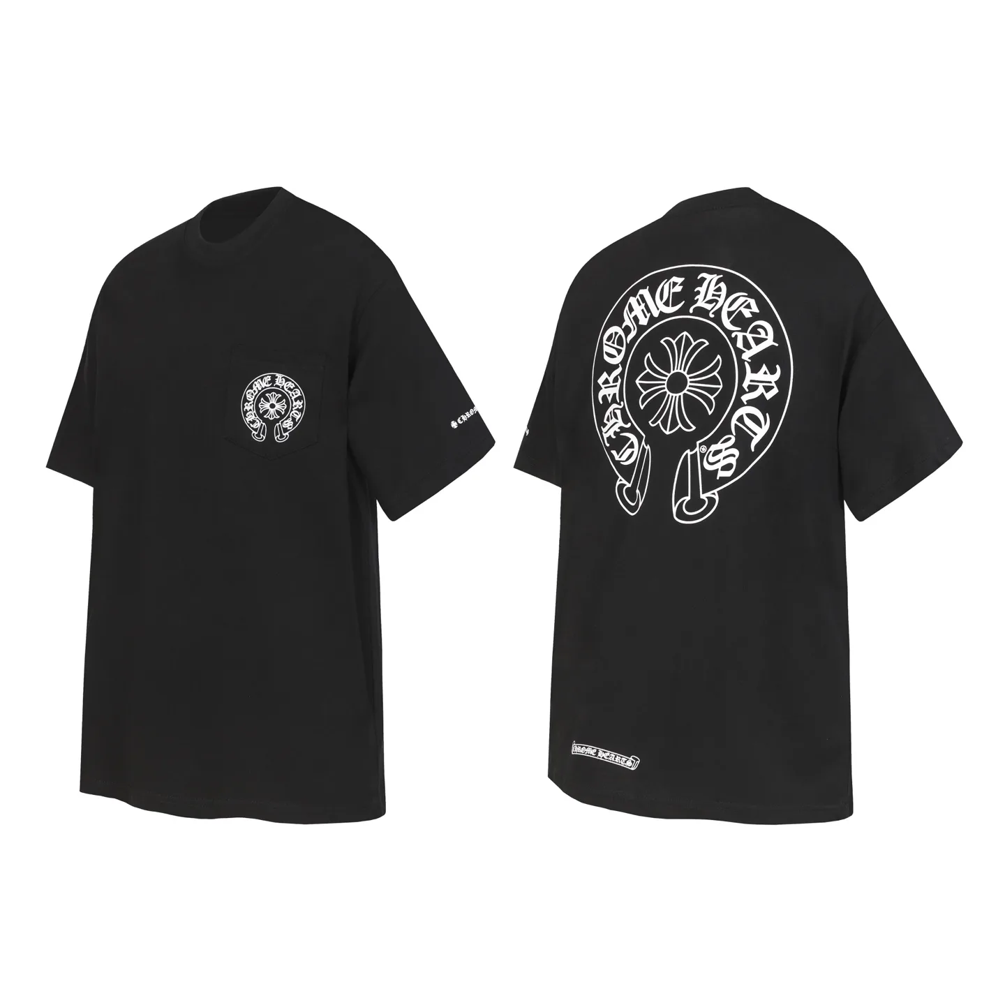 Horseshoe Logo Print Cotton T-Shirt D9013623 — view 5