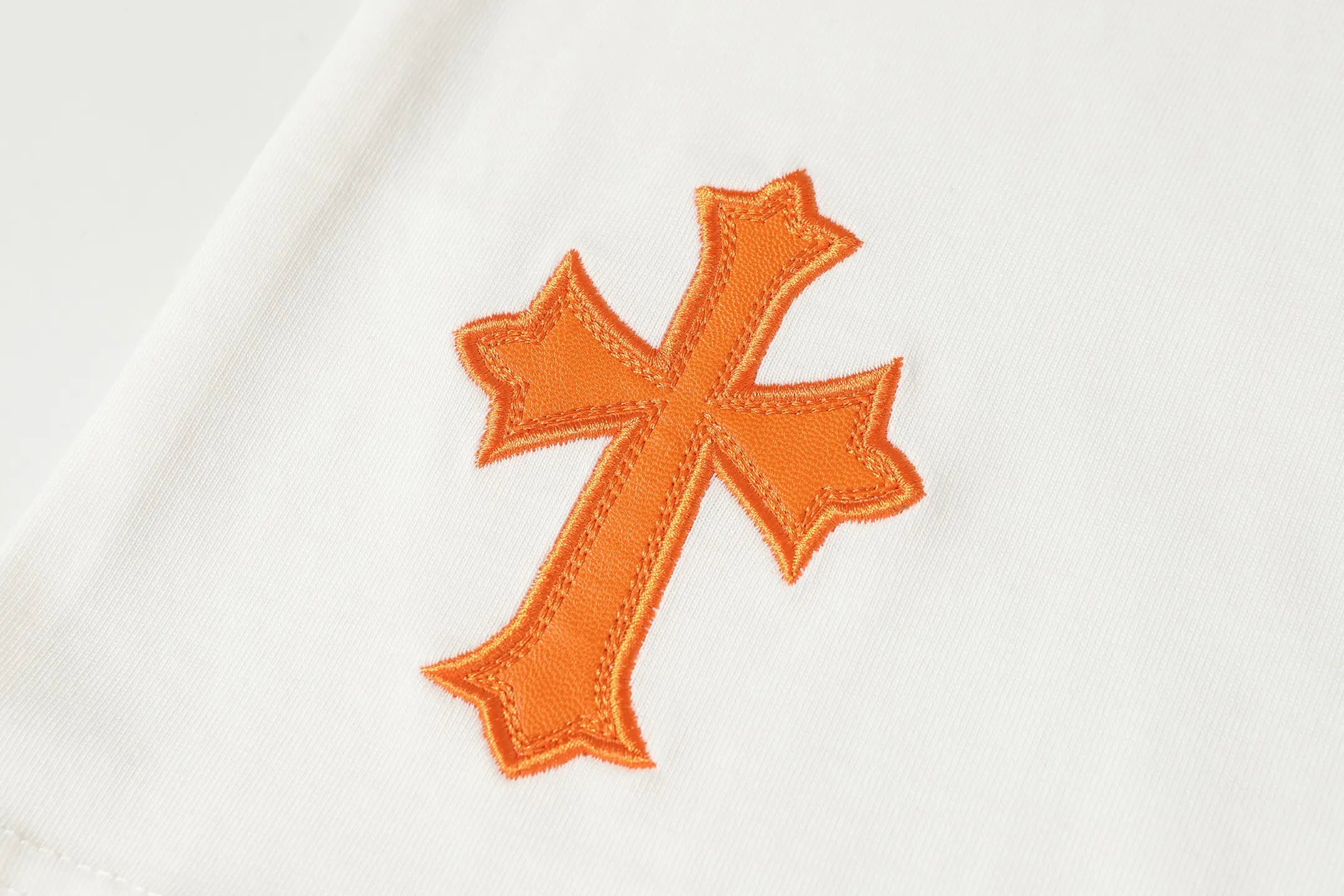 Multi-Color Cross Patch Cotton T-Shirt D10513543 — view 8